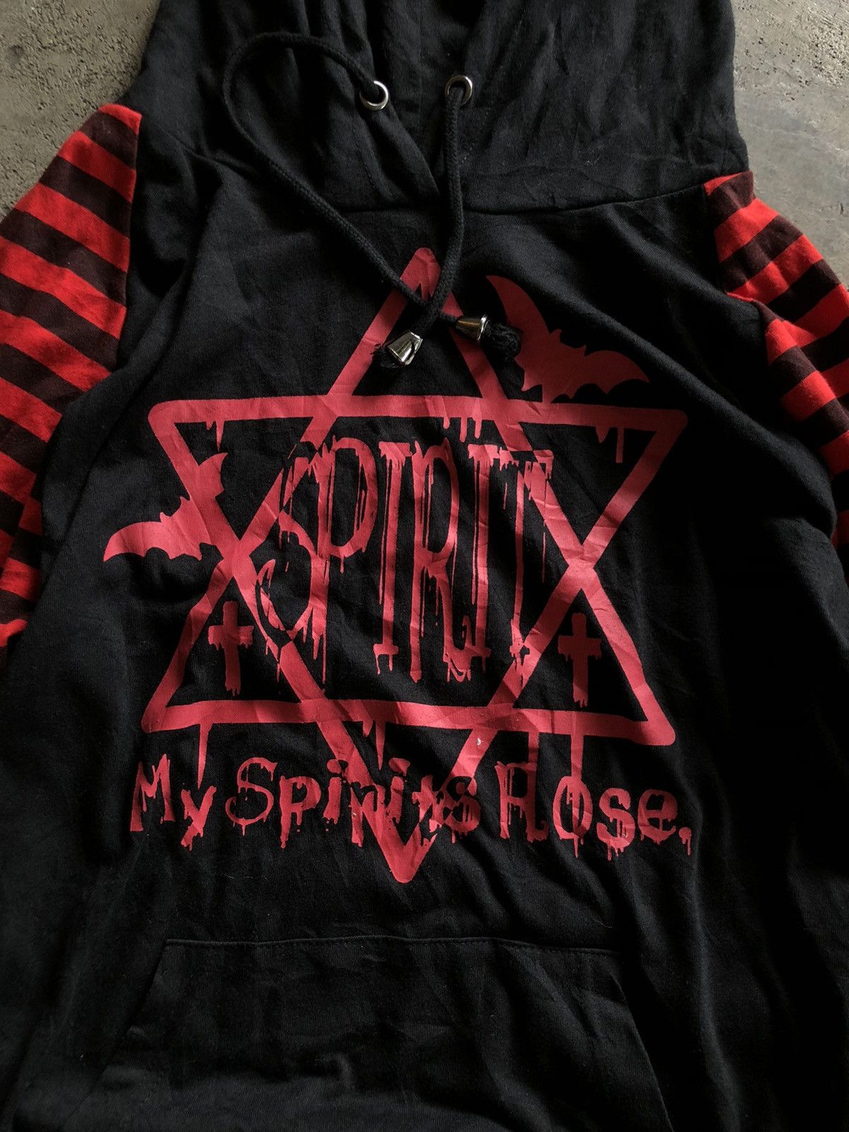 If Six Was Nine × Japanese Brand × Le Grande Bleu (L.G.B.) JAPANESE DIG DEEP PUNK GOTHIC STYLE HOODIE Size US L / EU 52-54 / 3 - 4 Thumbnail