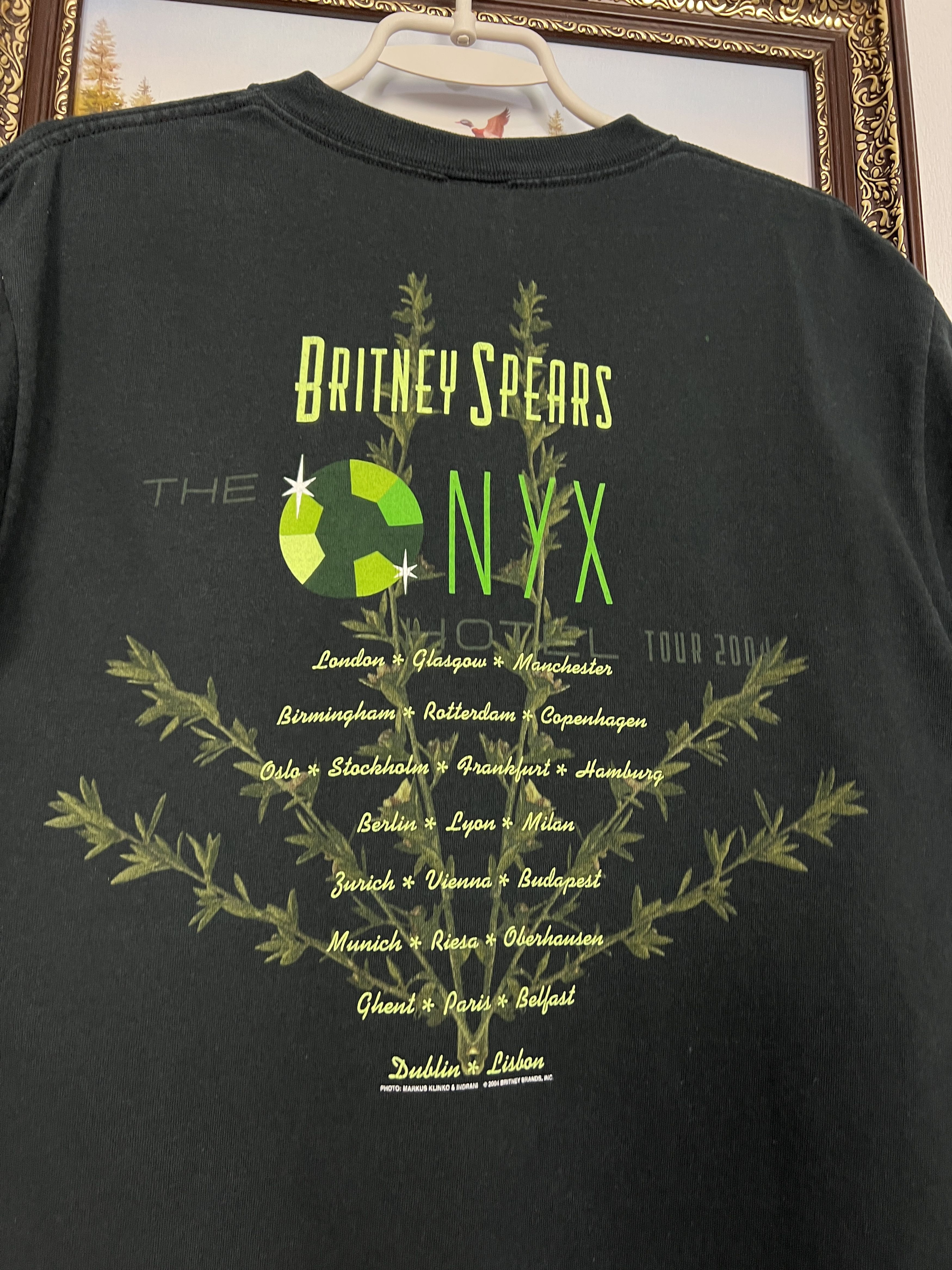 Vintage Vintage 2000's Britney Spears Tour Shirt Over Print Tee Rare Size US M / EU 48-50 / 2 - 9 Thumbnail