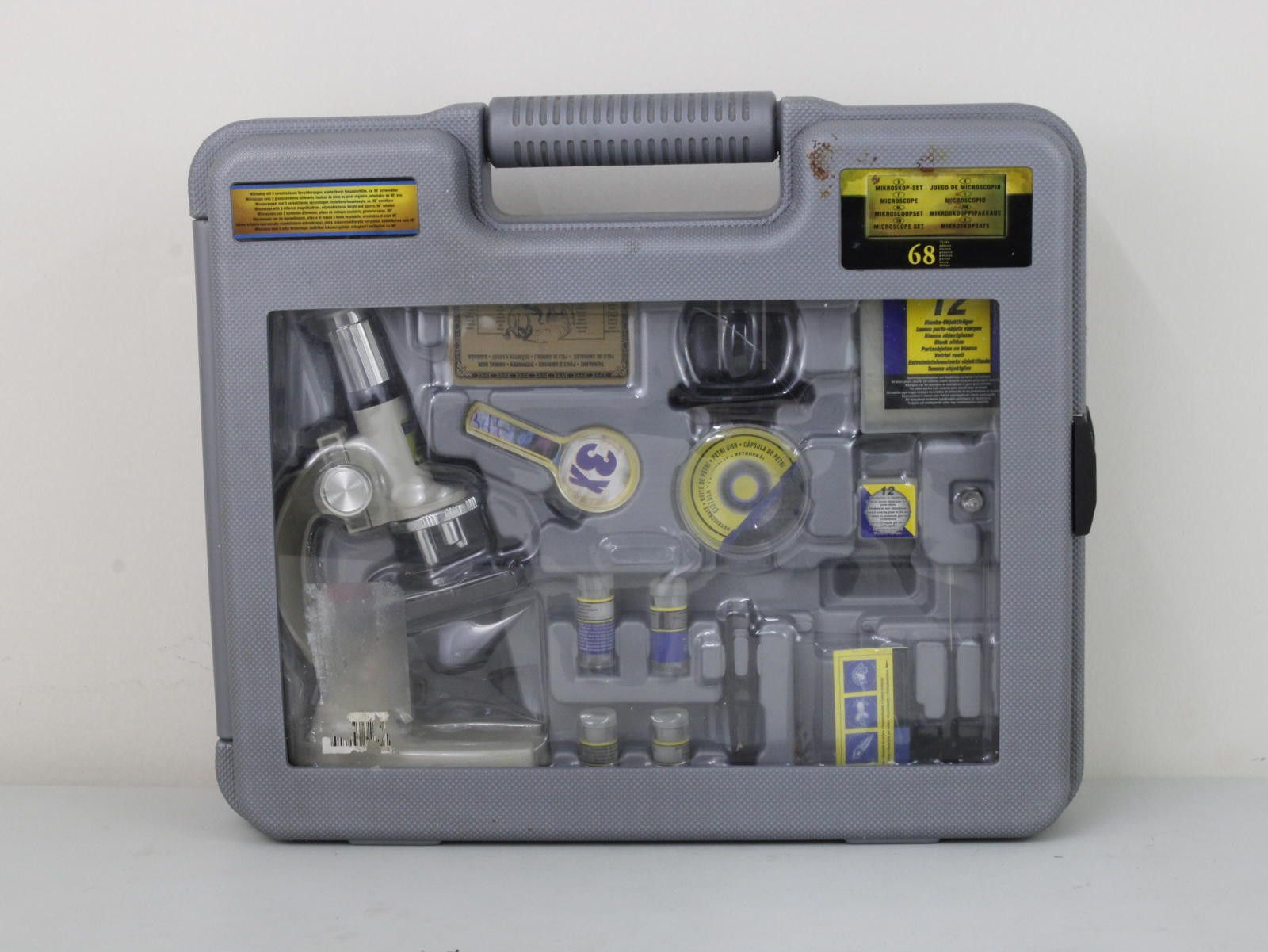 The Unbranded Brand Educational Science Microscope Kit in Carrying Case Size ONE SIZE - 1 Thumbnail