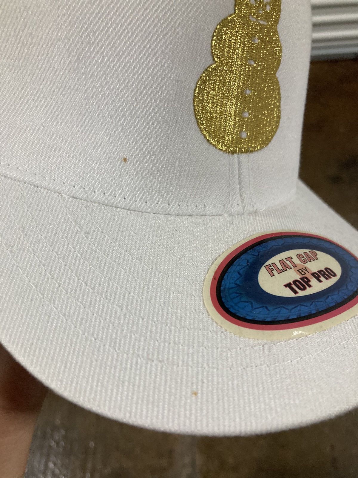 Rap Tees × Vintage Vintage Young Jeezy Snowman 2000s Hip-Hop Fitted Hat 7 1/2 Size ONE SIZE - 3 Thumbnail