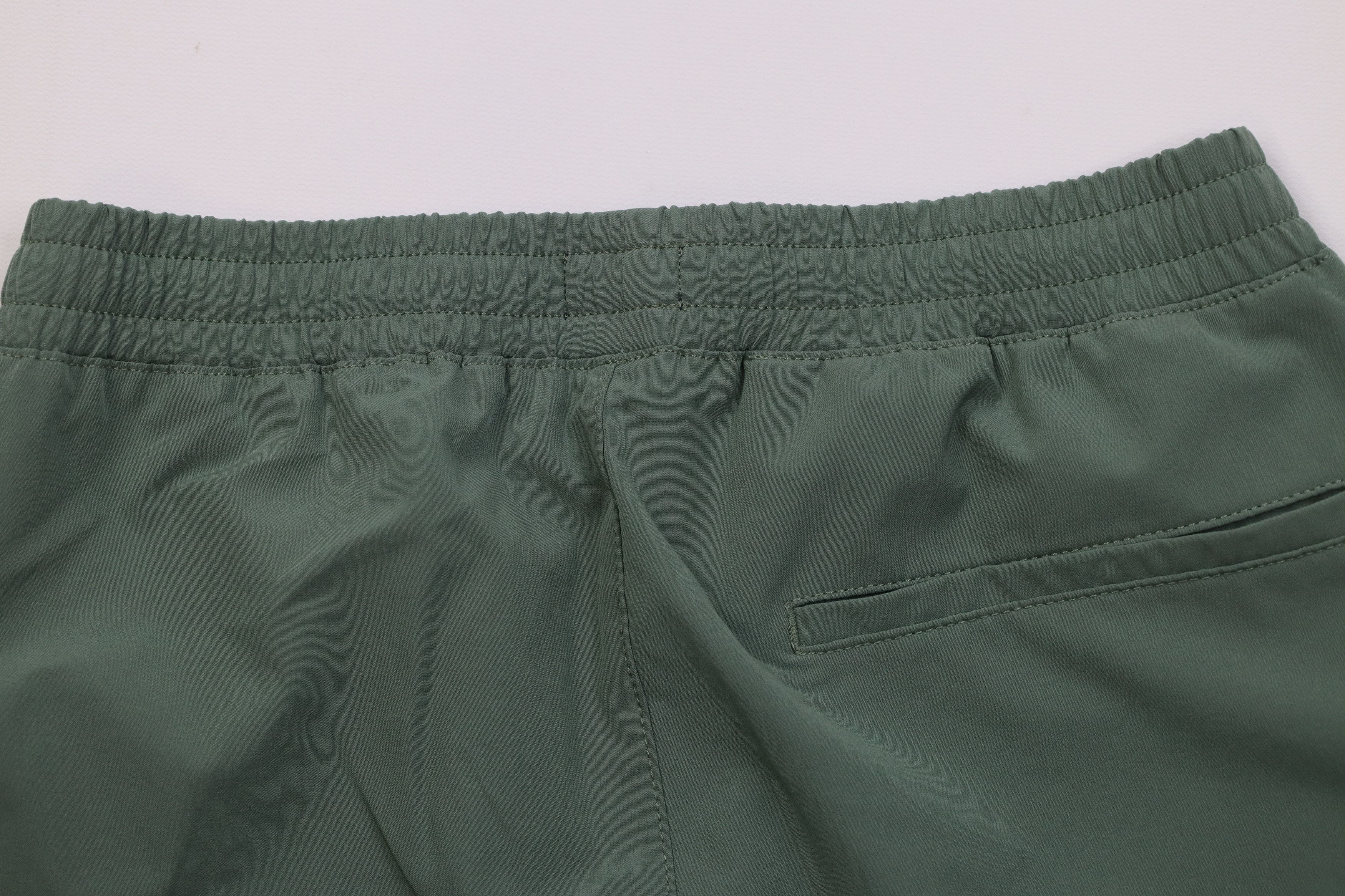 J.Crew Y2K J Crew Flex Above Knee Shorts Moss Green Drawstring Size US 28 / EU 44 - 8 Thumbnail