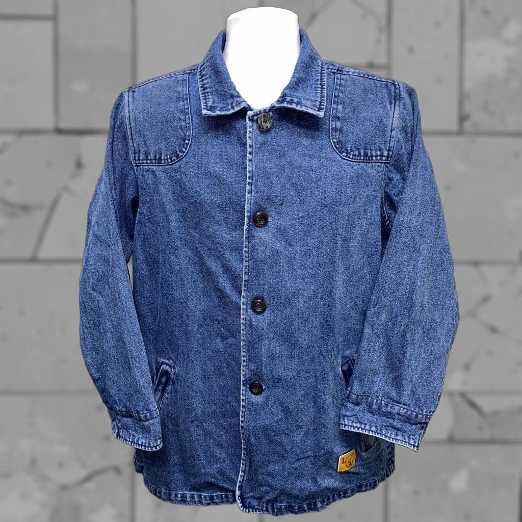 Lee Lee Valley Denim Jacket Mens Size S Blue Cotton Button Front Casual Size US 29 - 1 Thumbnail