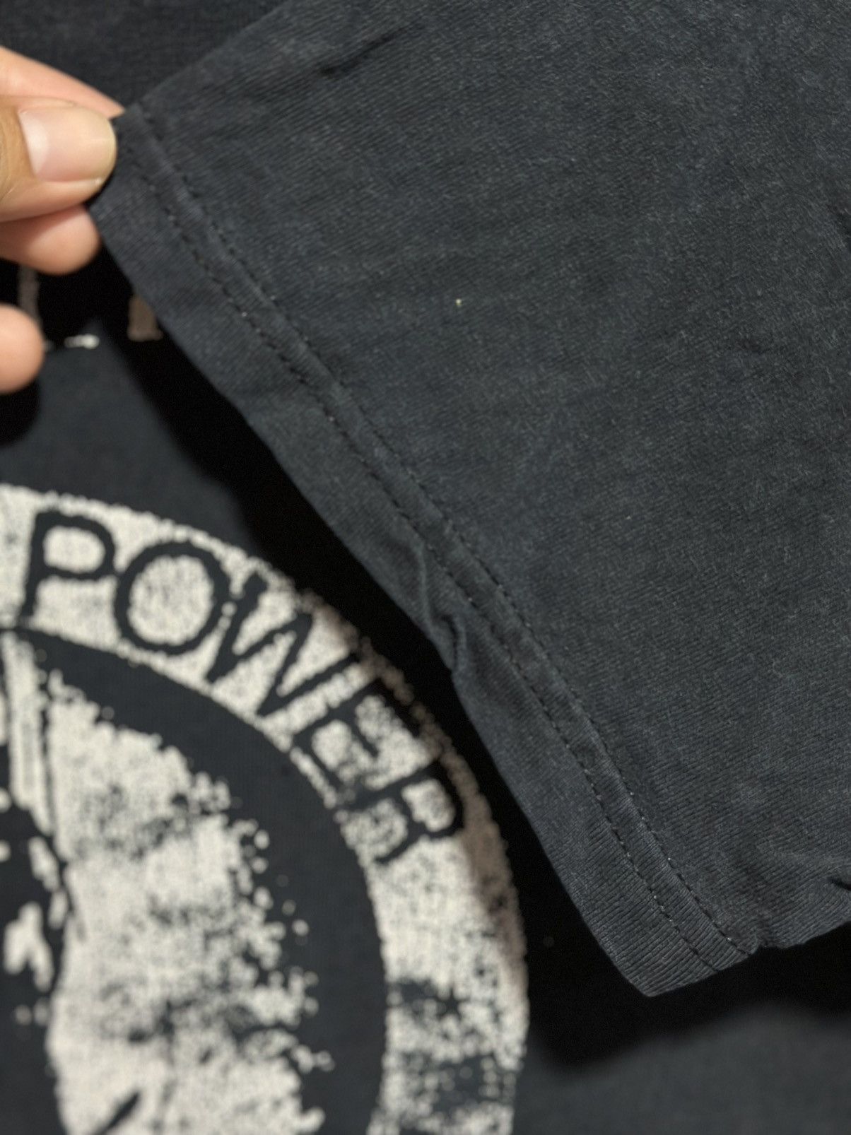 Fruit Of The Loom Vintage Oi Polloi Nuclear Power Costs The Earth Faded Tee Size US L / EU 52-54 / 3 - 7 Thumbnail