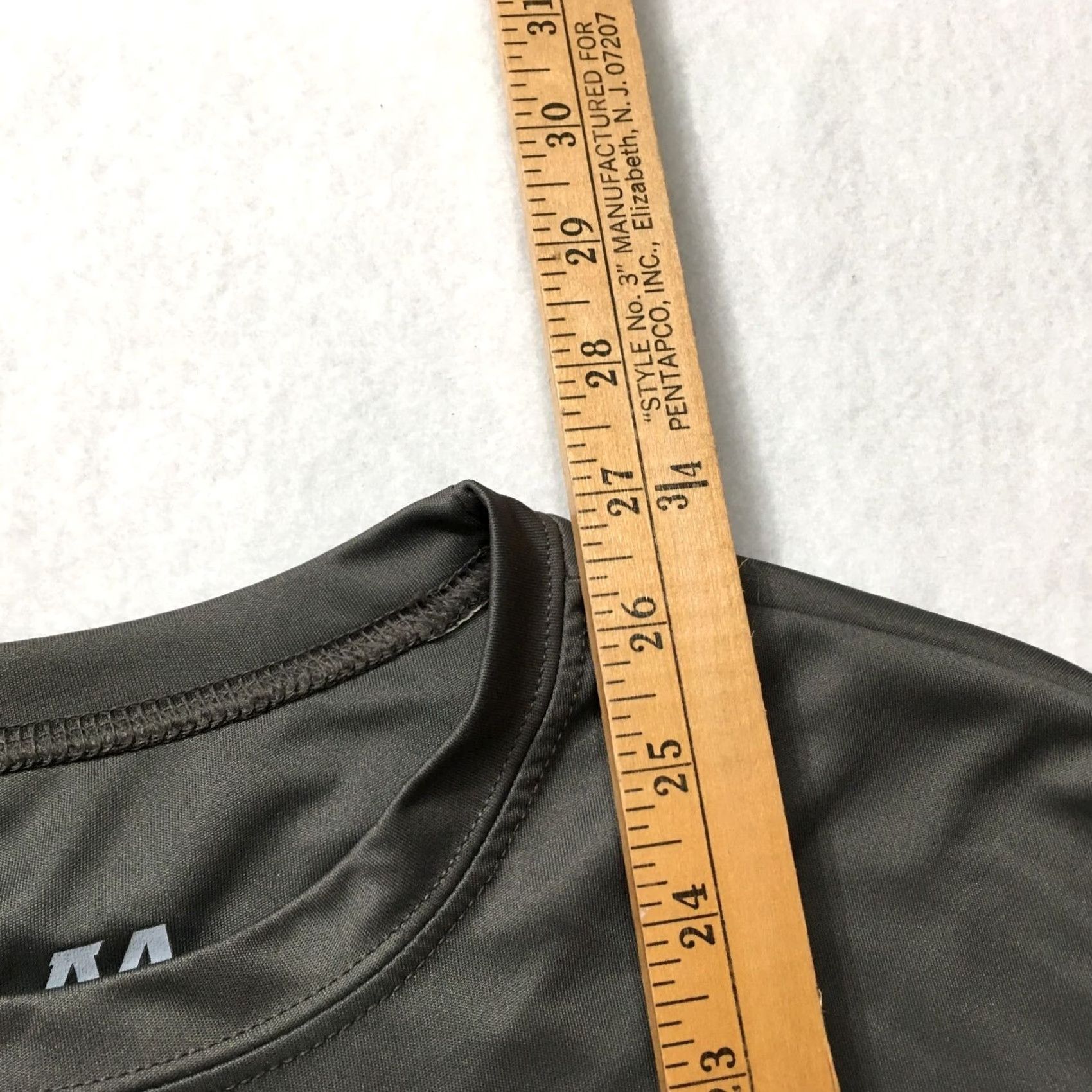 Vintage A4 T-Shirt Men's Small Short Sleeve Crew Neck Grey Dri Fit Slim Logo All Seasons Breathable Moisture Wicking Jersey 2010s Size US S / EU 44-46 / 1 - 4 Thumbnail