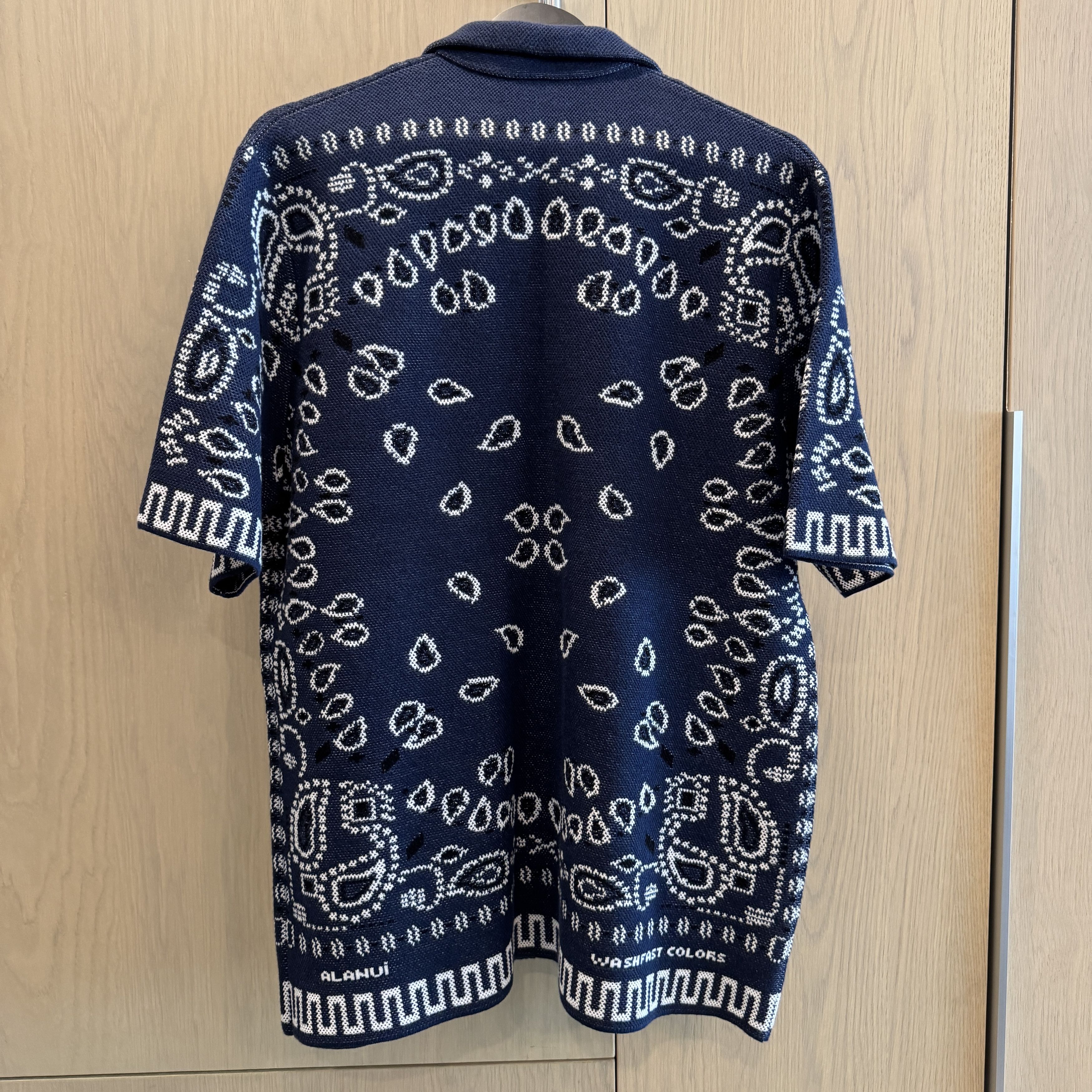 Alanui Alanui Bandana-Jacquard Cotton Shirt - Blue Size US M / EU 48-50 / 2 - 3 Thumbnail