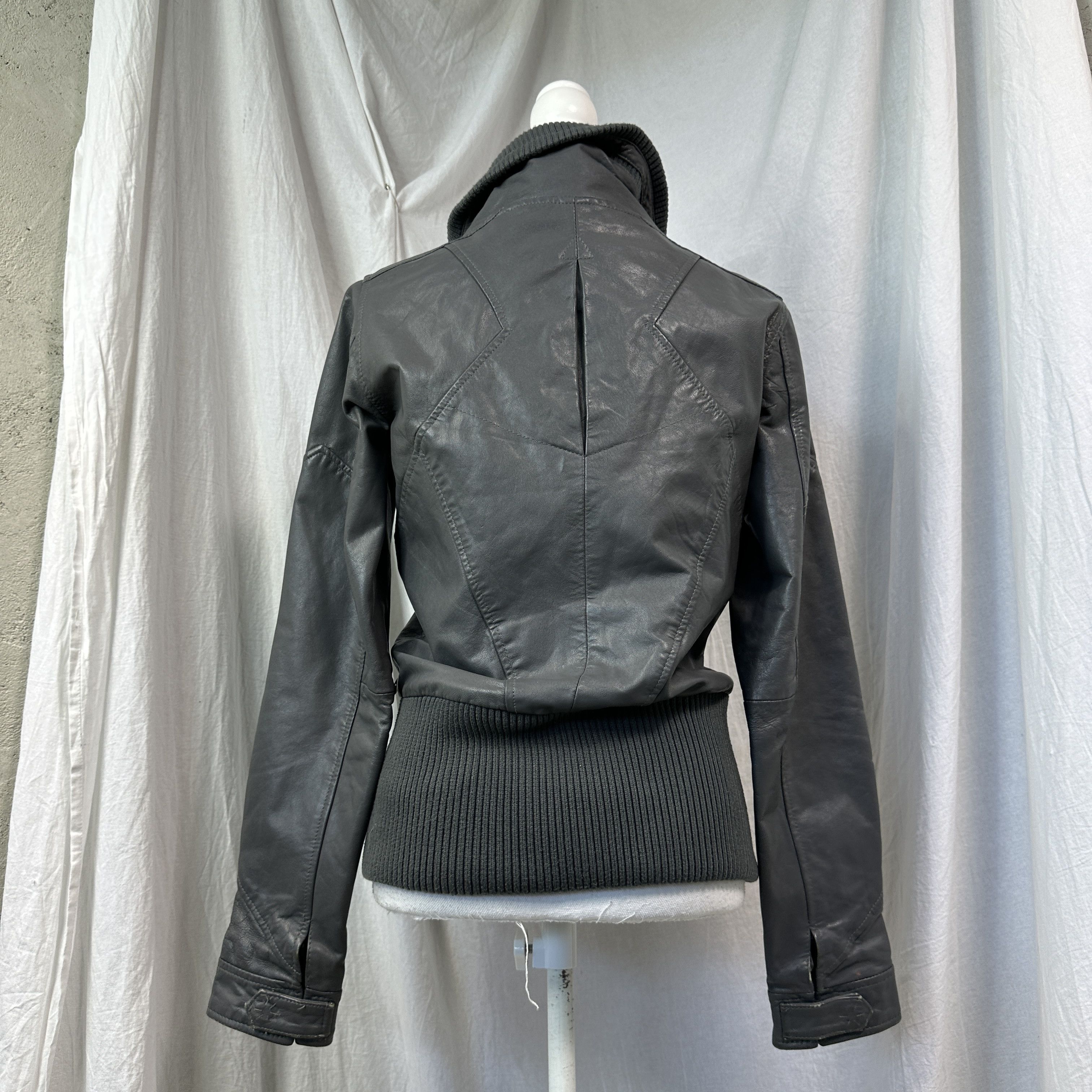 Vintage Vintage Leather Biker Moto Racing Big Collar Jacket 00s Size US M / EU 48-50 / 2 - 6 Thumbnail