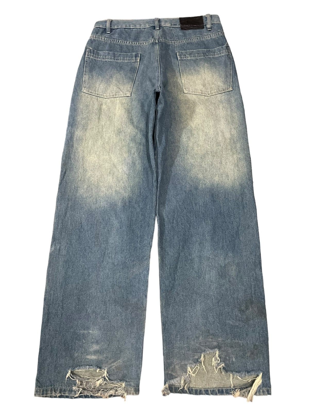 Sean John Vintage Y2K Sean John Distressed Mud Wash Baggy Barrel Jeans Size US 34 / EU 50 - 12 Thumbnail