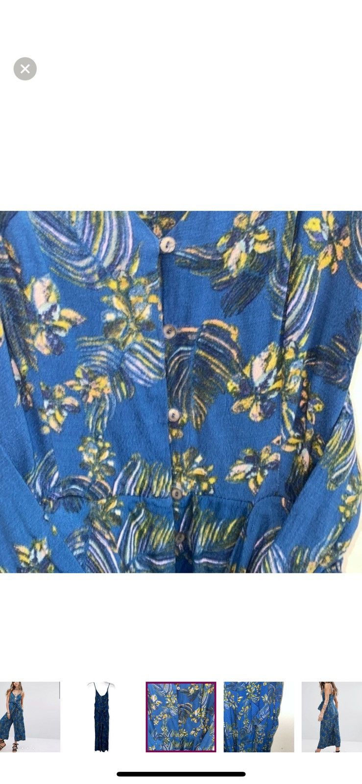 Free People Free people hot tropics jumpsuit size 0 Size 25" / US 0 / IT 36 - 2 Thumbnail