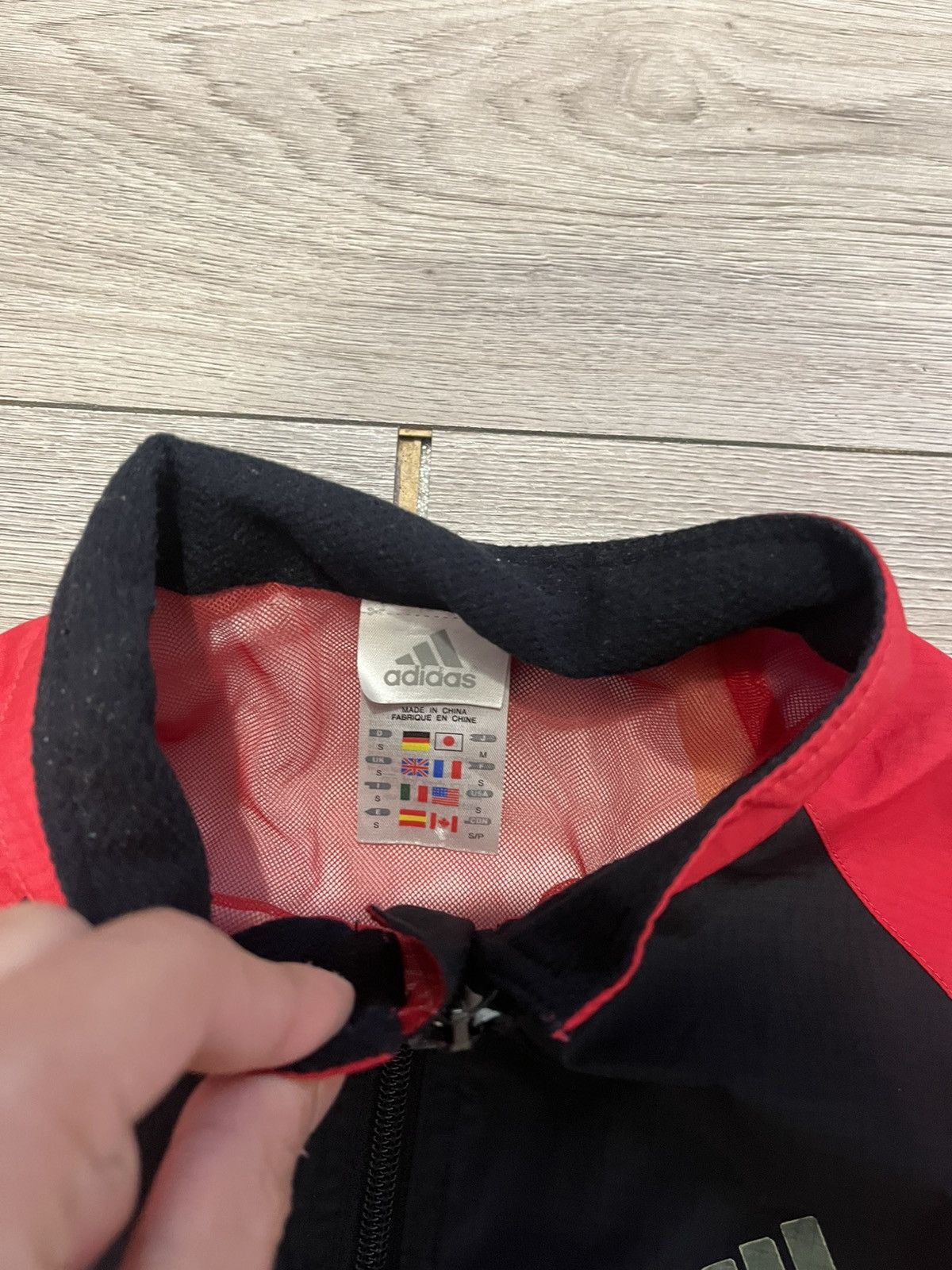 Adidas × Vintage Mens Adidas Climaproof Red Black Adistar Jacket Lightweight Size US S / EU 44-46 / 1 - 3 Thumbnail