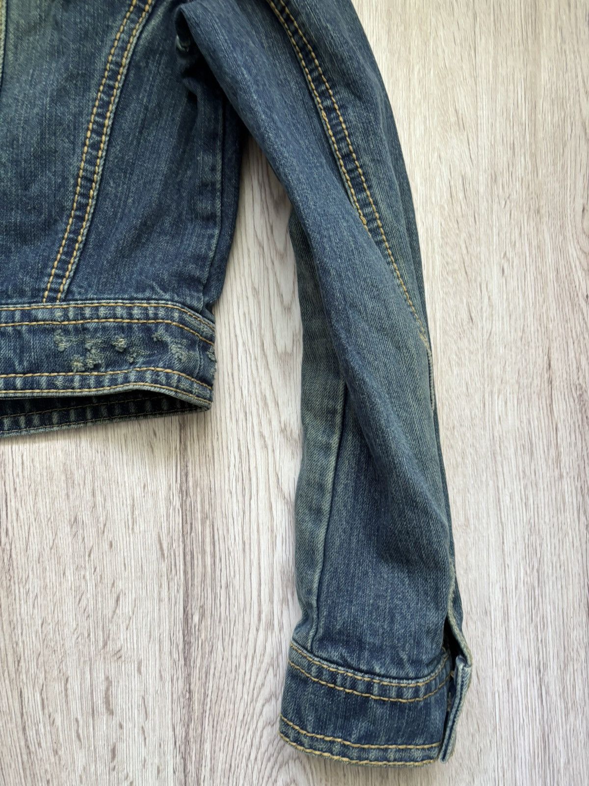 Other MK KLEIN+ Cropped Denim Jacket Size XS / US 0-2 / IT 36-38 - 15 Thumbnail