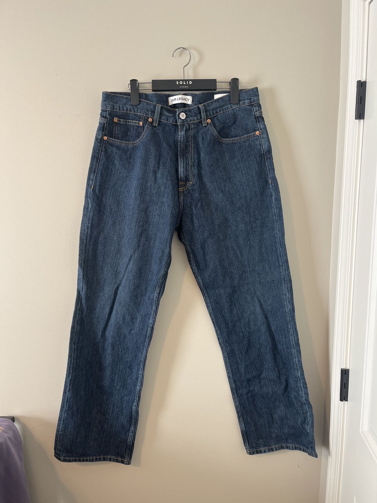 Our Legacy Our Legacy Third Cut Hanabi Print Denim | Grailed