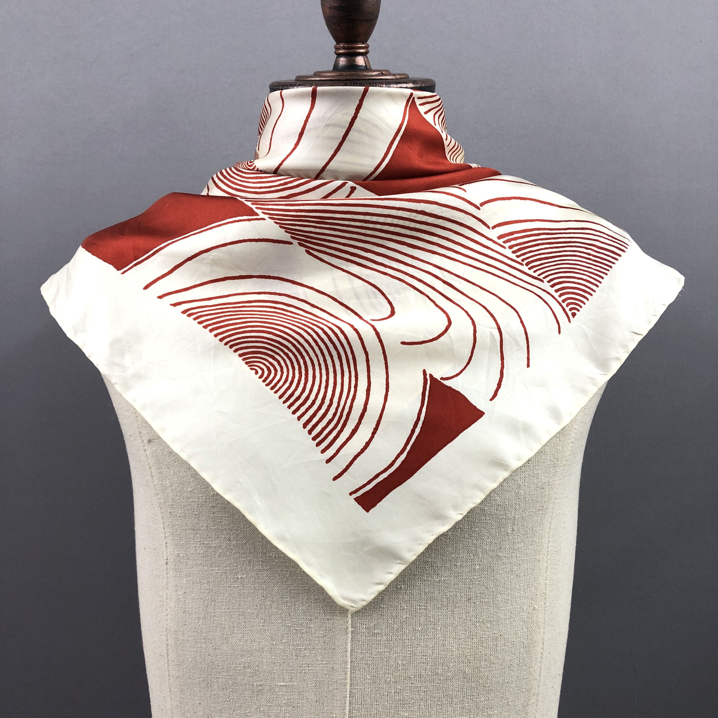 Japanese Brand × Vintage Vintage Aurora SILK Scarf Twill Stole Wraps Scarves Size ONE SIZE - 2 Thumbnail