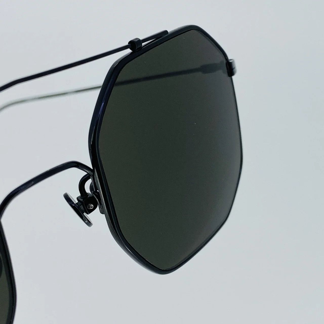 Ann Demeulemeester Ann Demeulemeester Sunglasses Square Black and Grey Size ONE SIZE - 4 Thumbnail