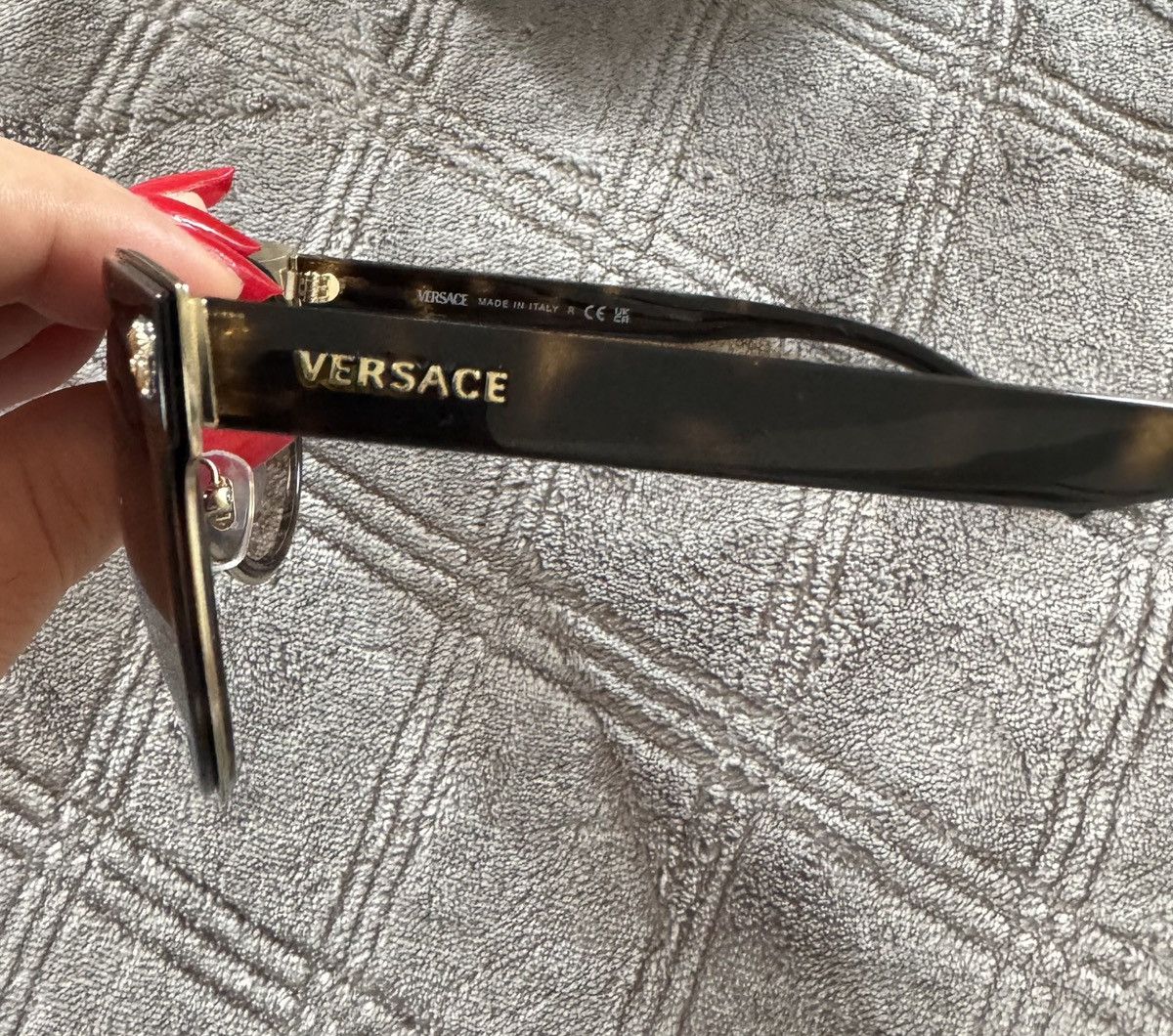 Versace Versace Women’s Sunglasses Havana brown/gold metal Mod 2198 Size ONE SIZE - 6 Thumbnail
