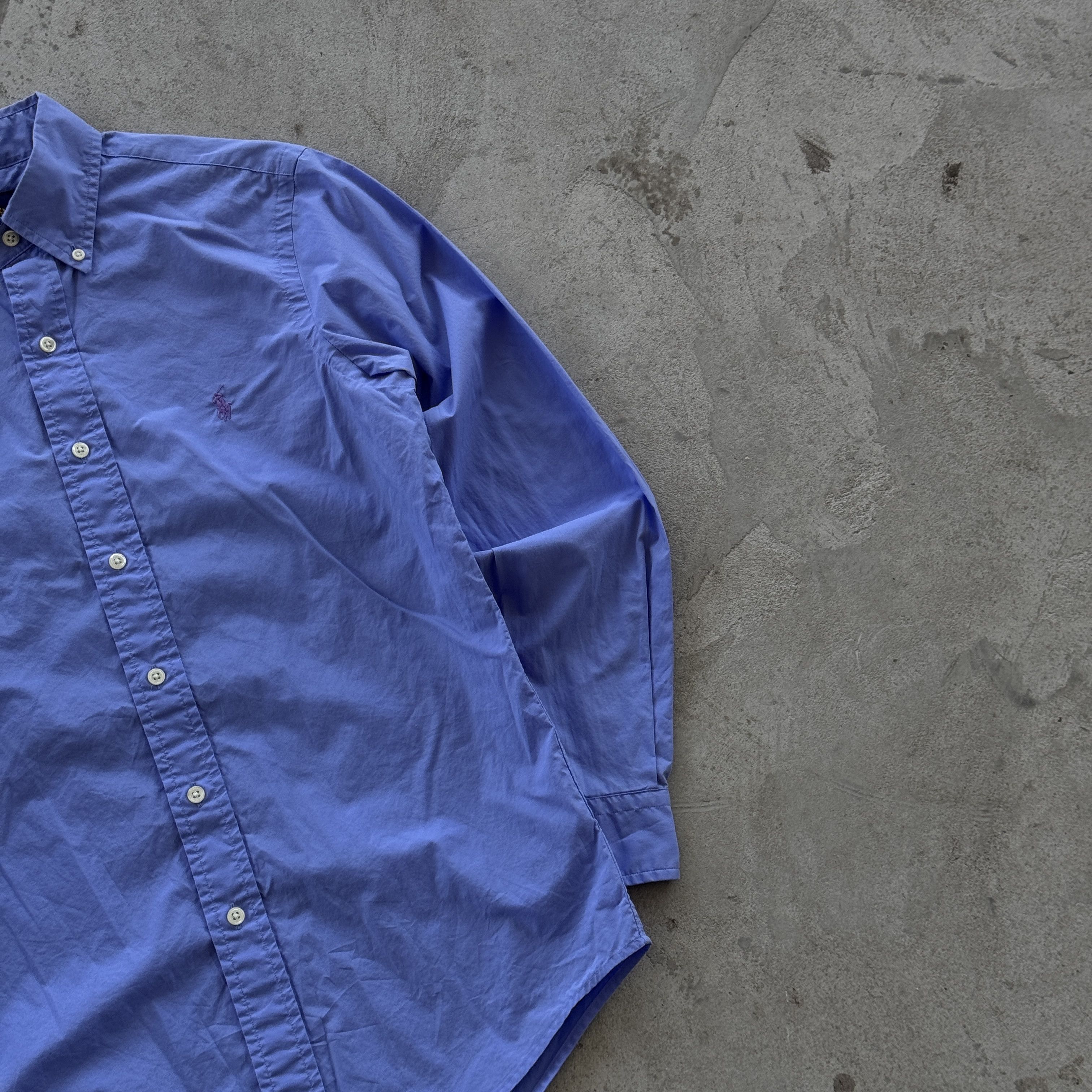 Polo Ralph Lauren Polo Ralph Lauren Classic Fit Cotton Stretch Shirt Blue XS Size US XS / EU 42 / 0 - 2 Thumbnail
