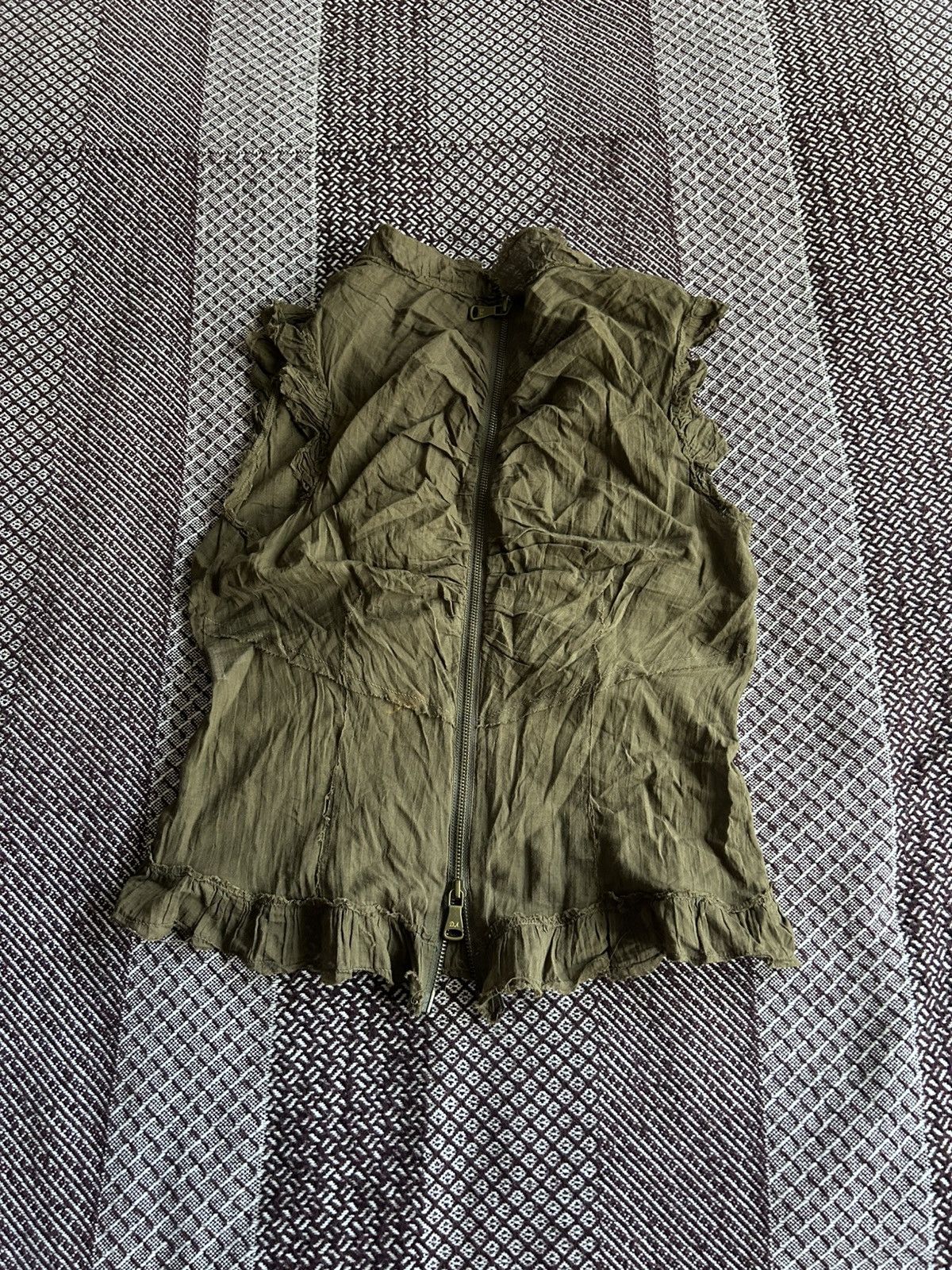 Daniele Alessandrini Vintage Asymmetrical Tank Top Daniele Alessandrini Y2K Italy Size M / US 6-8 / IT 42-44 - 9 Thumbnail