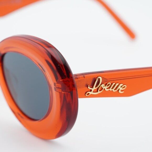 Loewe Loewe LW40112I 66V Sunglasses Red Butterfly Frame, Blue Size ONE SIZE - 9 Thumbnail