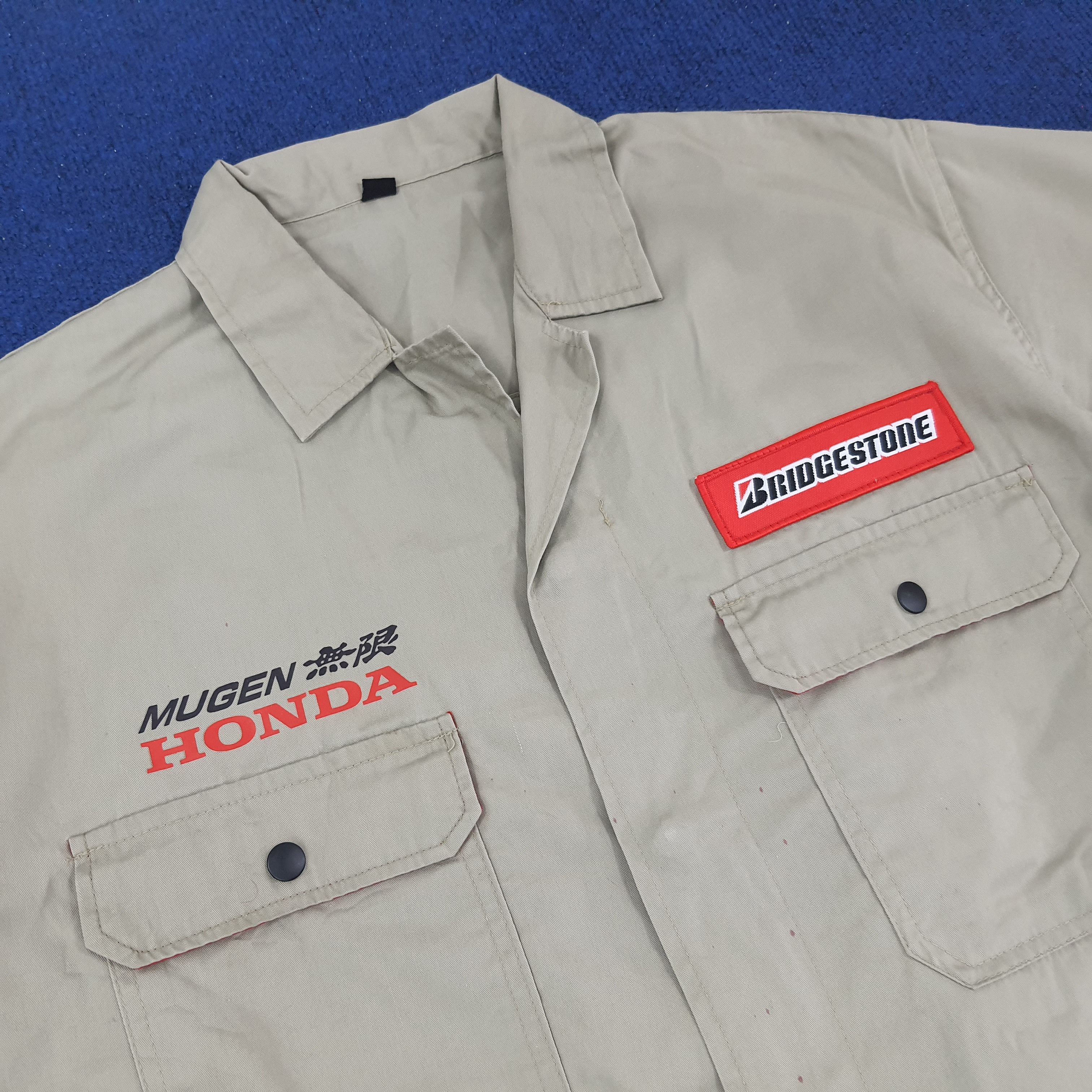 Japanese Brand × Vintage Vintage Bridgestone x Honda Mugen Workwear Coverall C221N6 Size US M / EU 48-50 / 2 - 4 Thumbnail