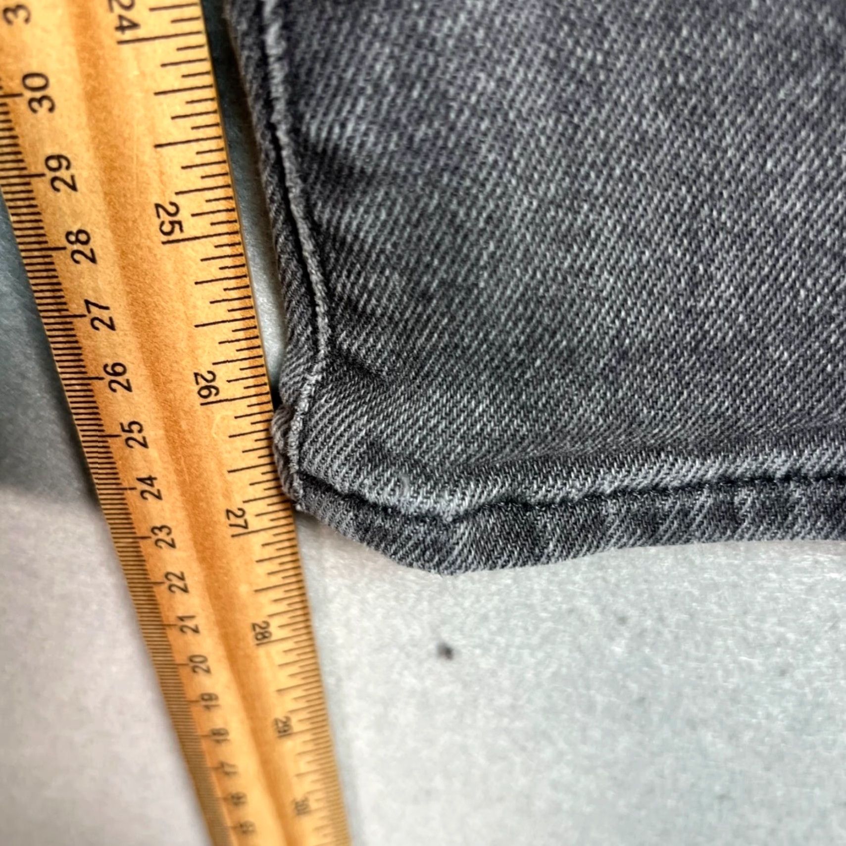 Madewell VINTAGE Madewell High-Rise Bootcut Jeans Womens Size 25 Gray Denim Size 42" / US 20 - 6 Thumbnail