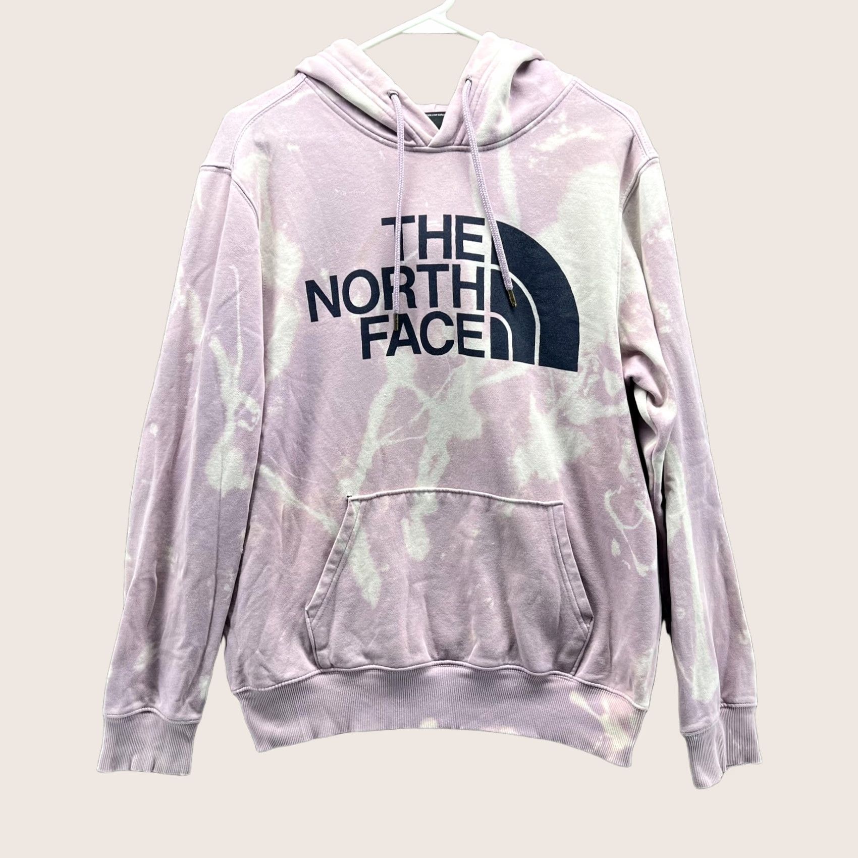 The North Face The North Face Hoodie Mens S Purple Tie Dye Logo Pullover Fleece Sweatshirt Size US S / EU 44-46 / 1 - 1 Thumbnail