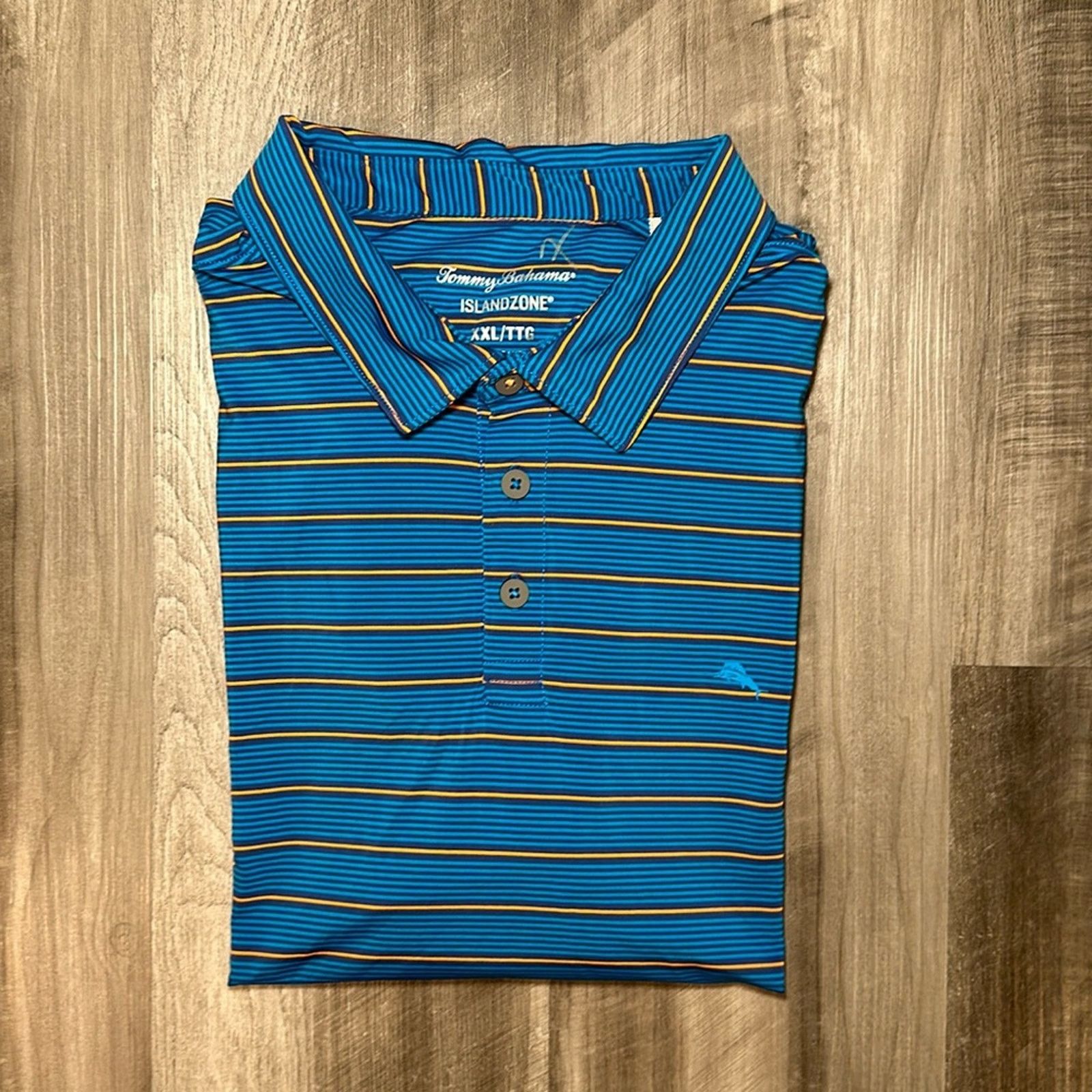 Tommy Bahama Tommy Bahama Island Zone Cooling Performance Polo - 2XL Size US XXL / EU 58 / 5 - 1 Thumbnail