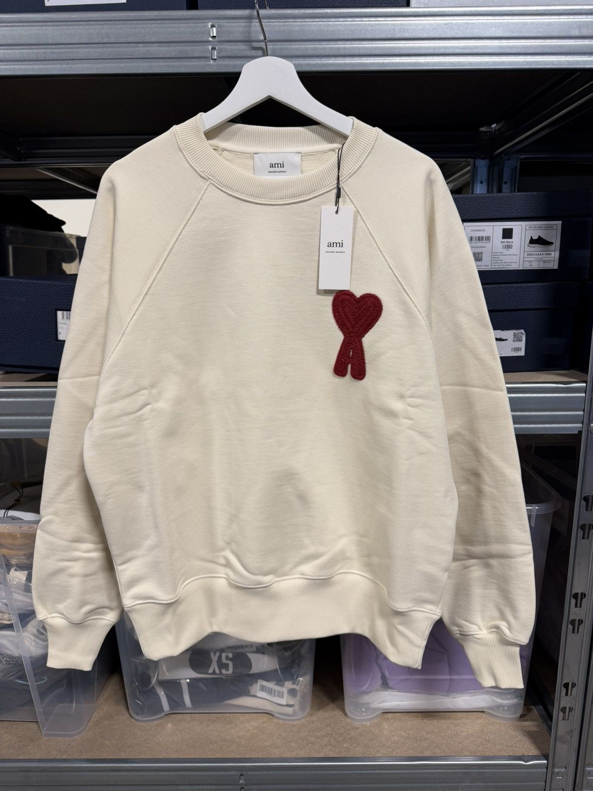AMI Ami Paris Big Heart Sweatshirt NEW 500$ Size US XL / EU 56 / 4 - 1 Thumbnail