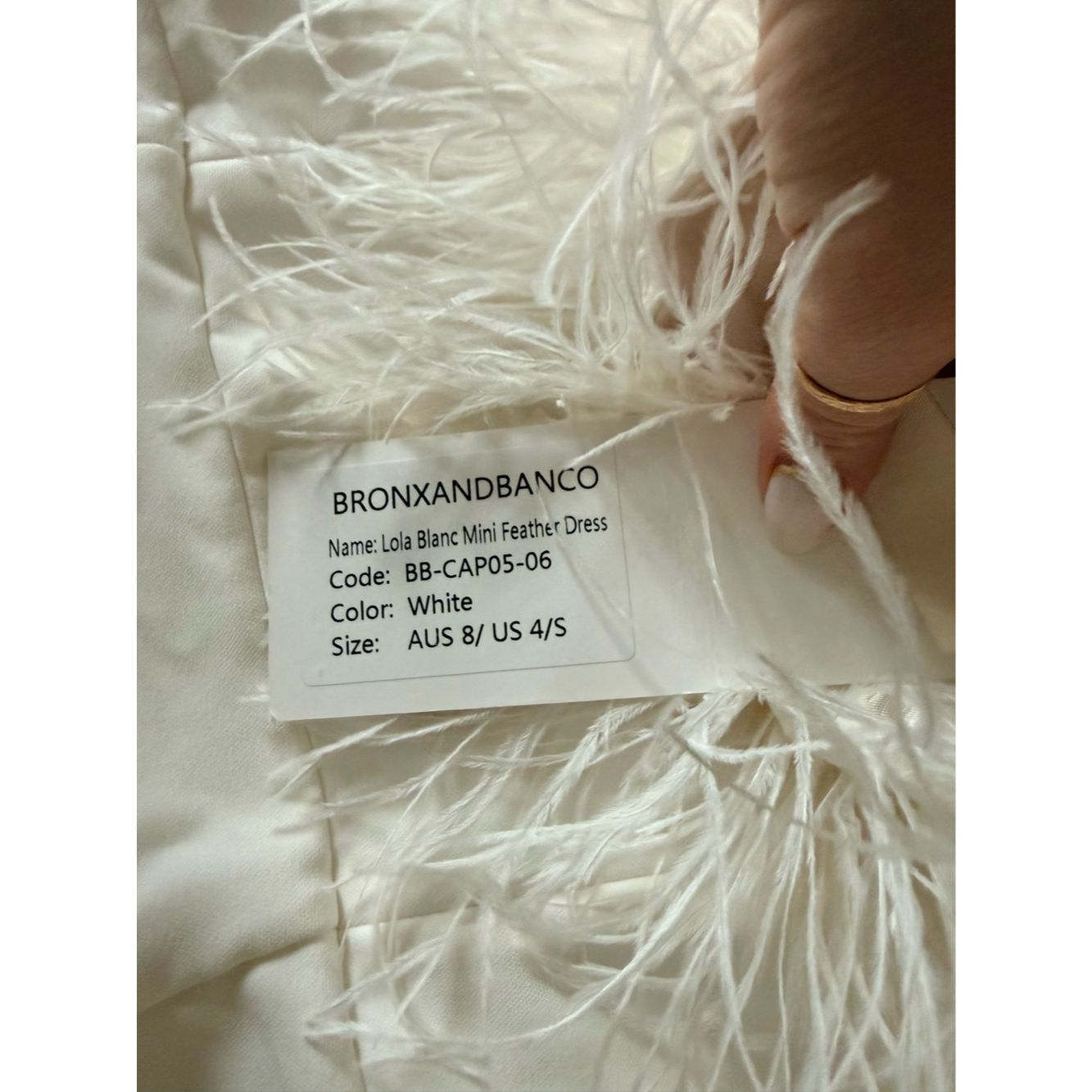 lola blanc mini feather dress Bronx and Banco | Dresses | Lola Blanc Mini Feather Dress