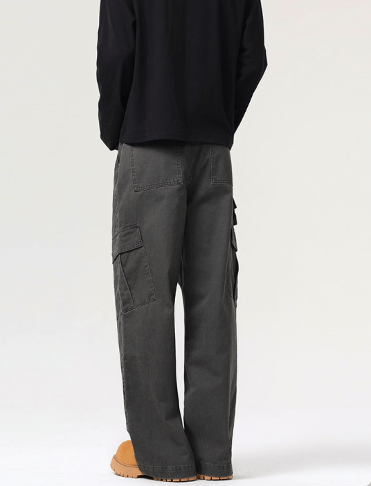 Japanese Brand × Jean American retro street casual multi-pocket cargo trousers Size US 32 / EU 48 - 4 Thumbnail