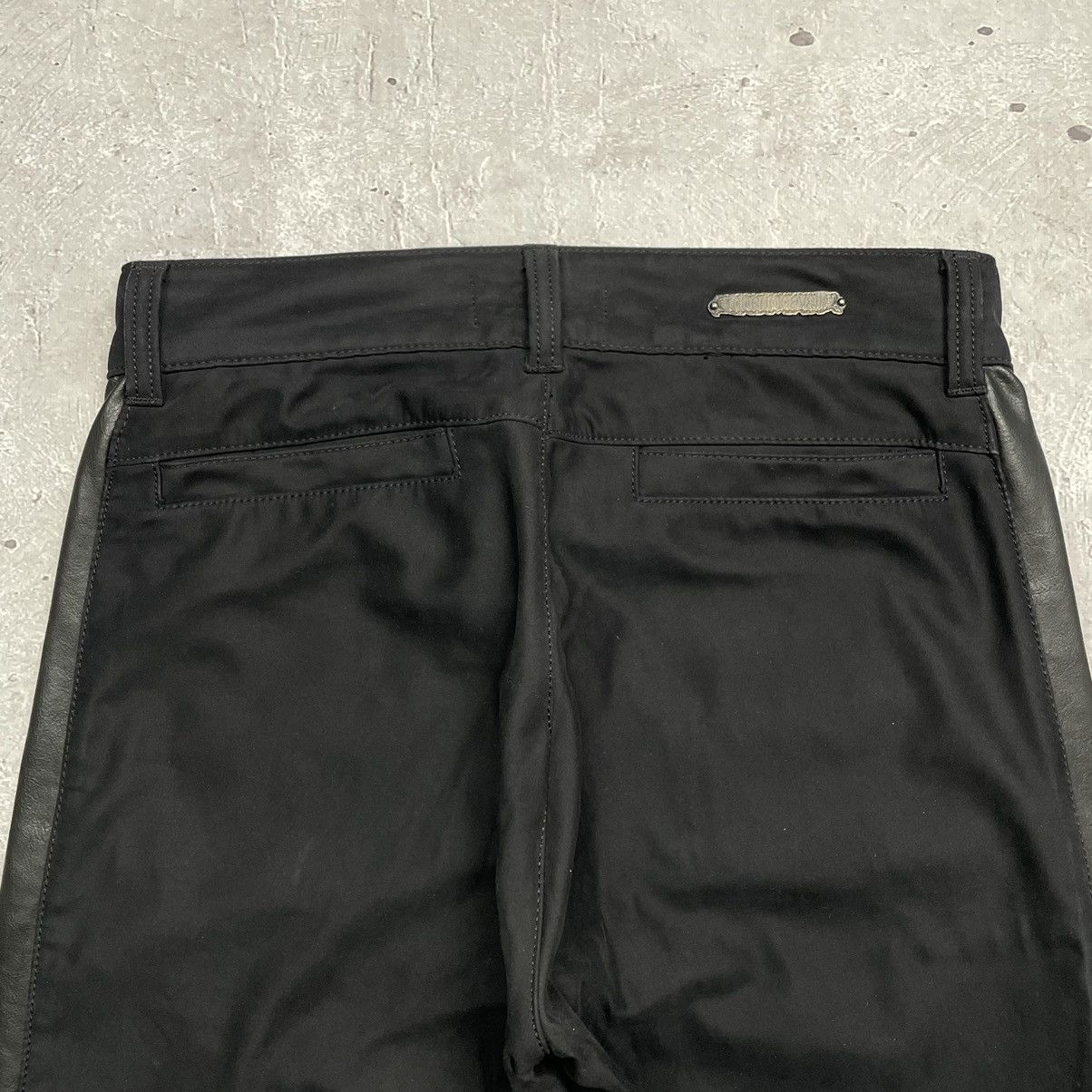 Designer × Roberto Cavalli × Vintage Vintage Roberto Cavalli casual pants leather detail y2k Size US 29 - 10 Thumbnail
