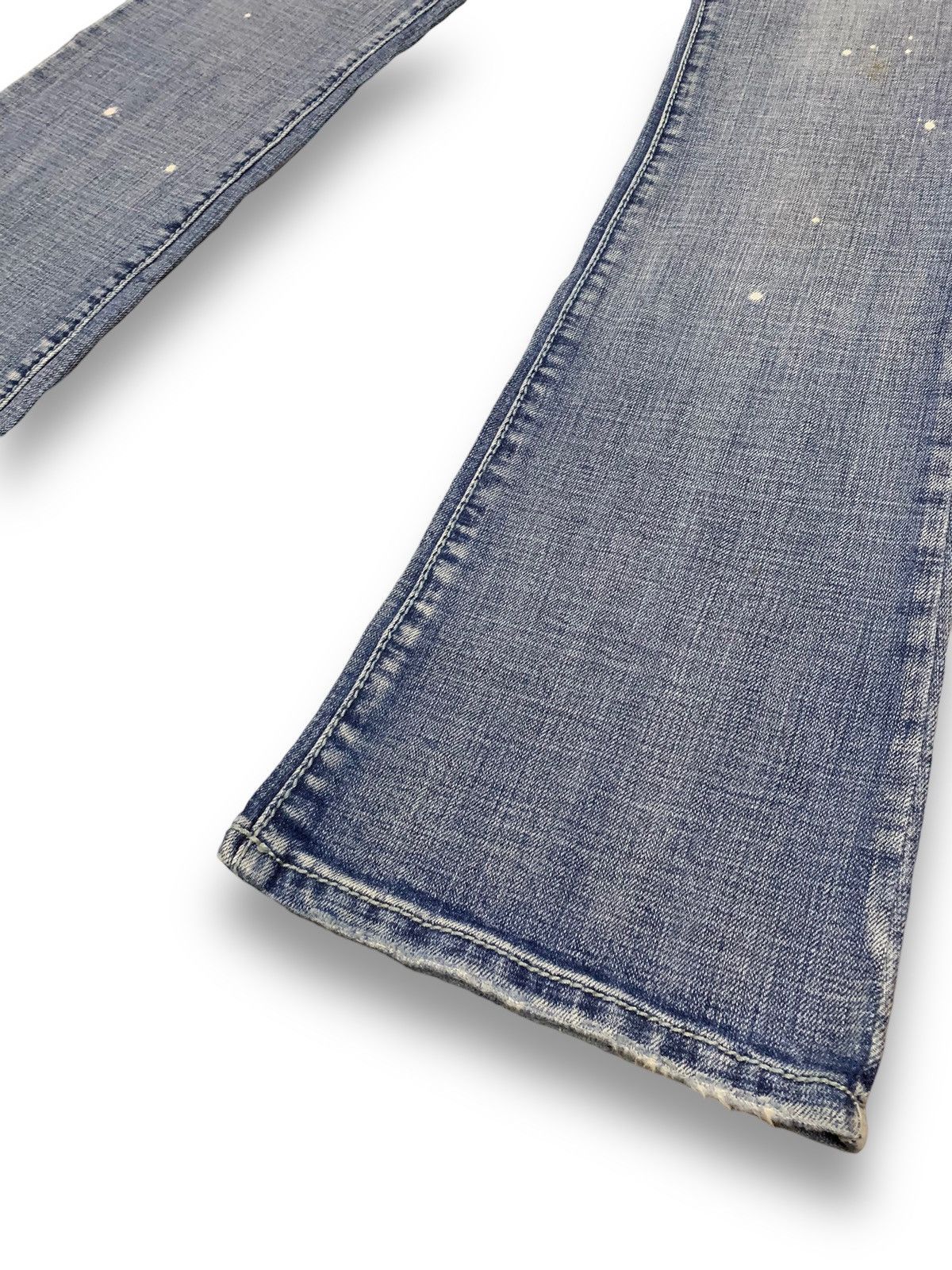 Japanese Brand Vintage Japanese OO Lala Sasson Blue Washed Flare Jeans Size 26" / US 2 / IT 38 - 10 Thumbnail