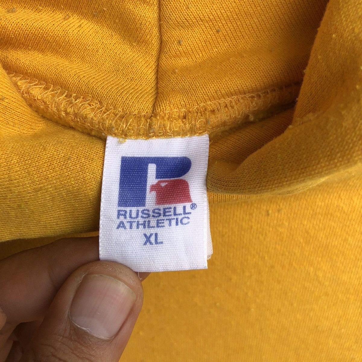 Russell Athletic × Vintage Vintage Russell Athletic Hoodie Plain Sweatshirt Size US XL / EU 56 / 4 - 6 Thumbnail