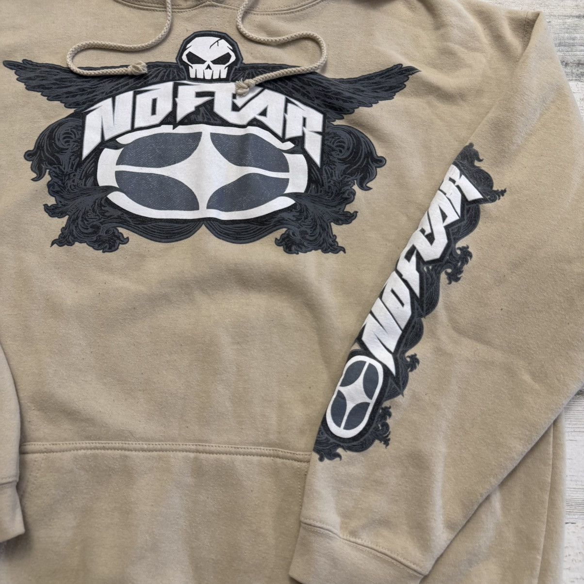 No Fear Vintage Skater Grunge Skull No Fear Spellout Hoodie Size XXL Size US XXL / EU 58 / 5 - 4 Thumbnail