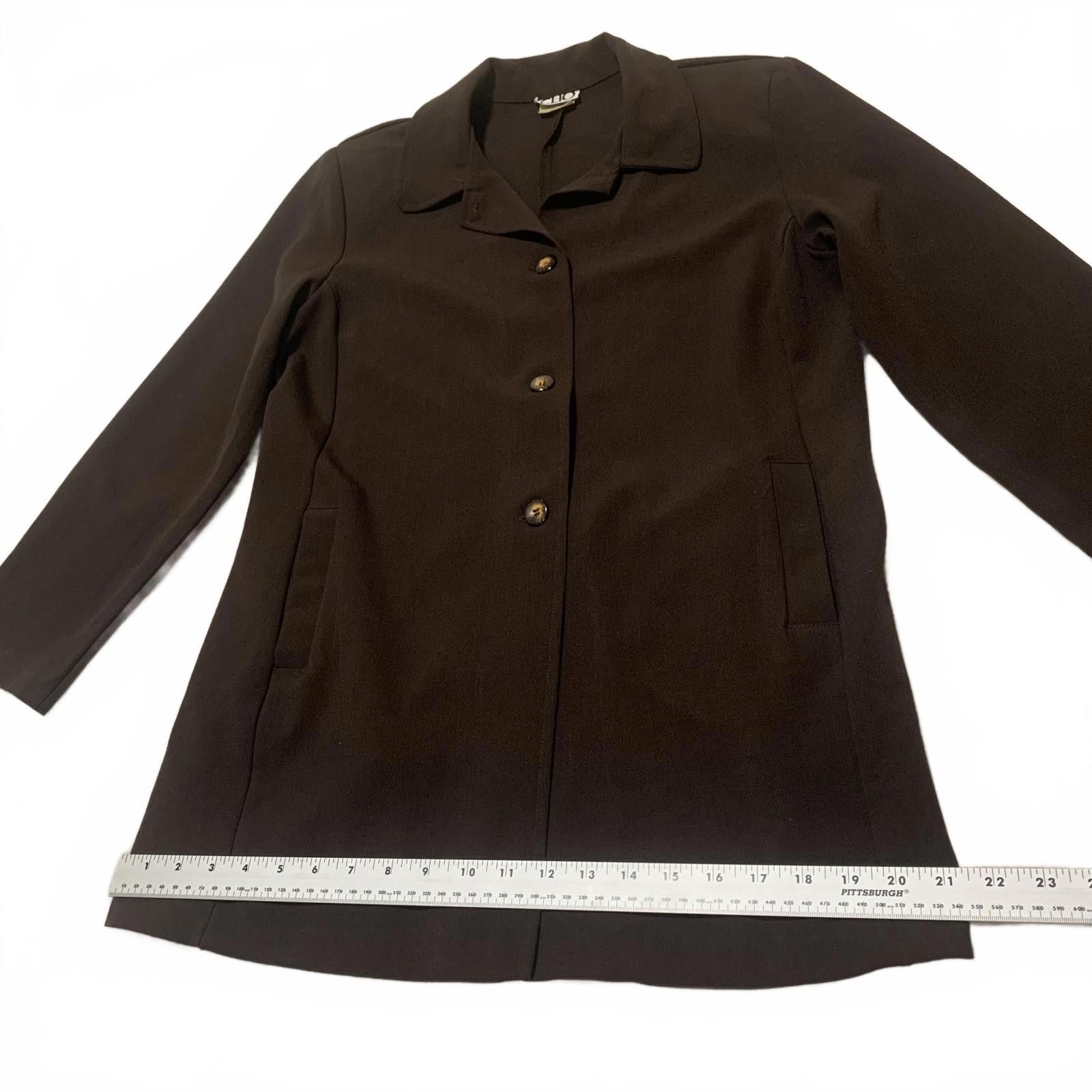 Levi's Vintage Clothing VTG CLIO Women's Size Medium Brown Button-Up Blazer Jacket Size M / US 6-8 / IT 42-44 - 4 Thumbnail