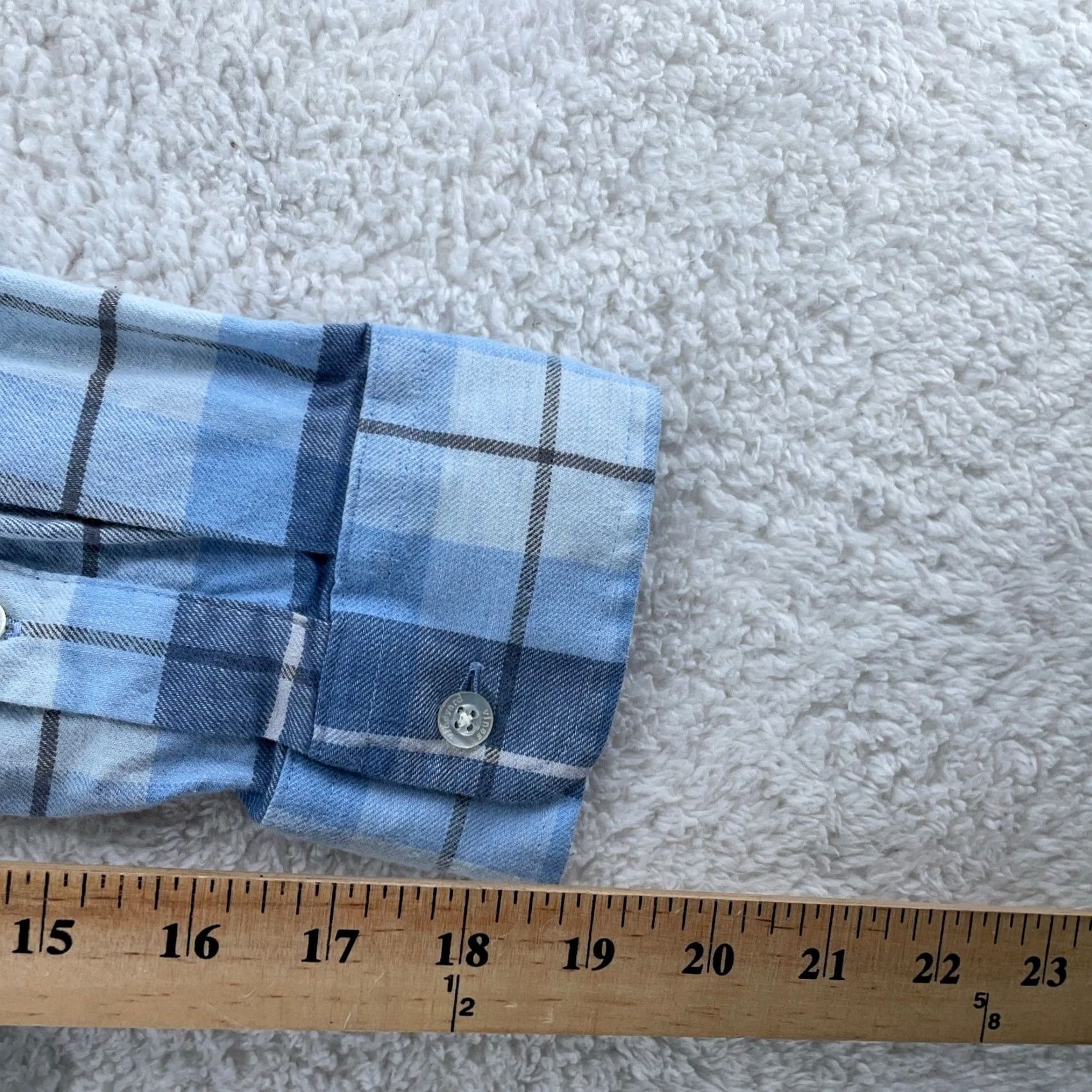 Vineyard Vines Vineyard Vines Whale Shirt Mens Small Blue Plaid Stretch Button-Down Collar Shirt Size US S / EU 44-46 / 1 - 8 Thumbnail