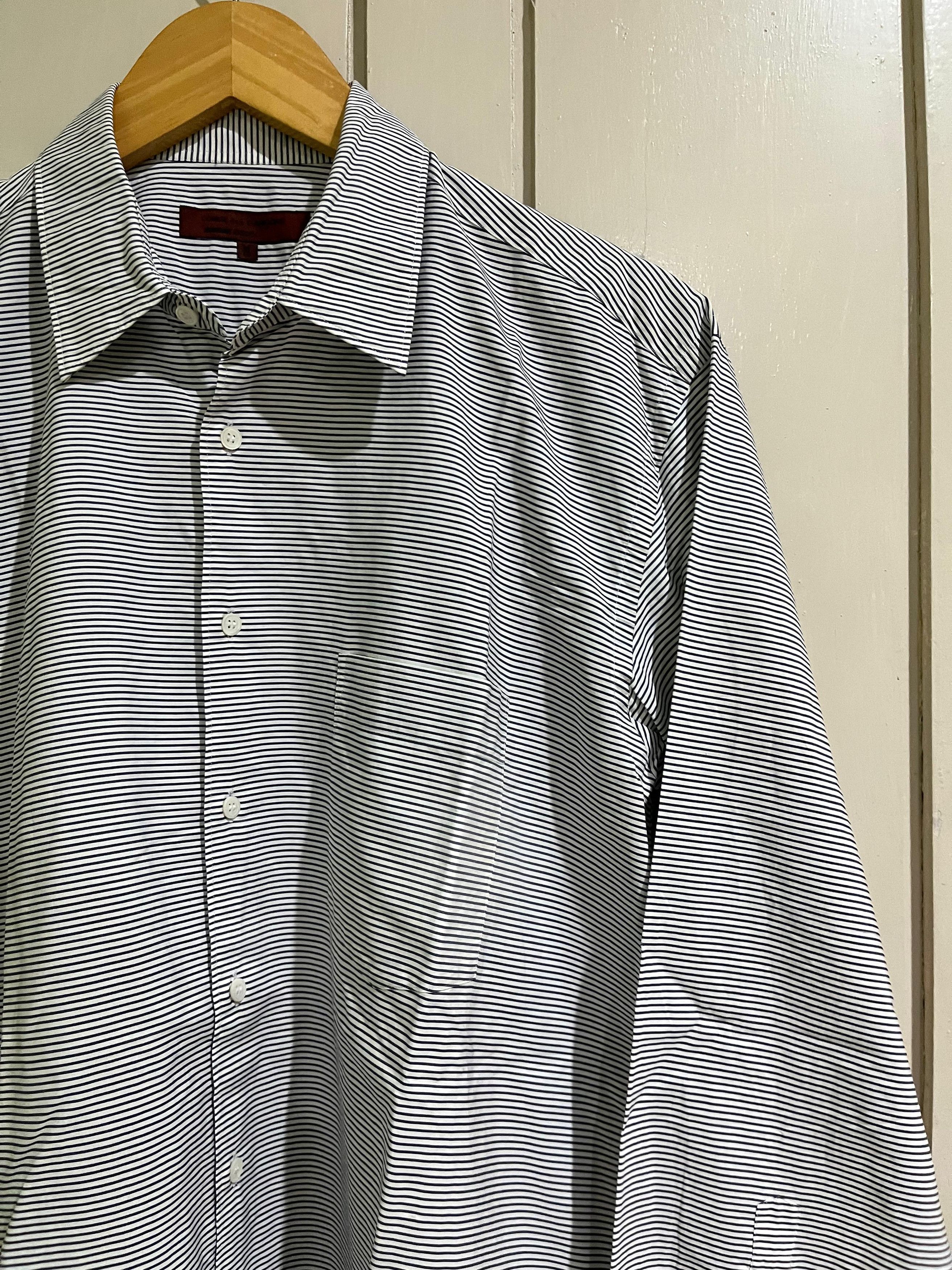 Comme des Garcons Homme Deux 2003 comme des garcons homme stripe shirt Size US L / EU 52-54 / 3 - 3 Thumbnail
