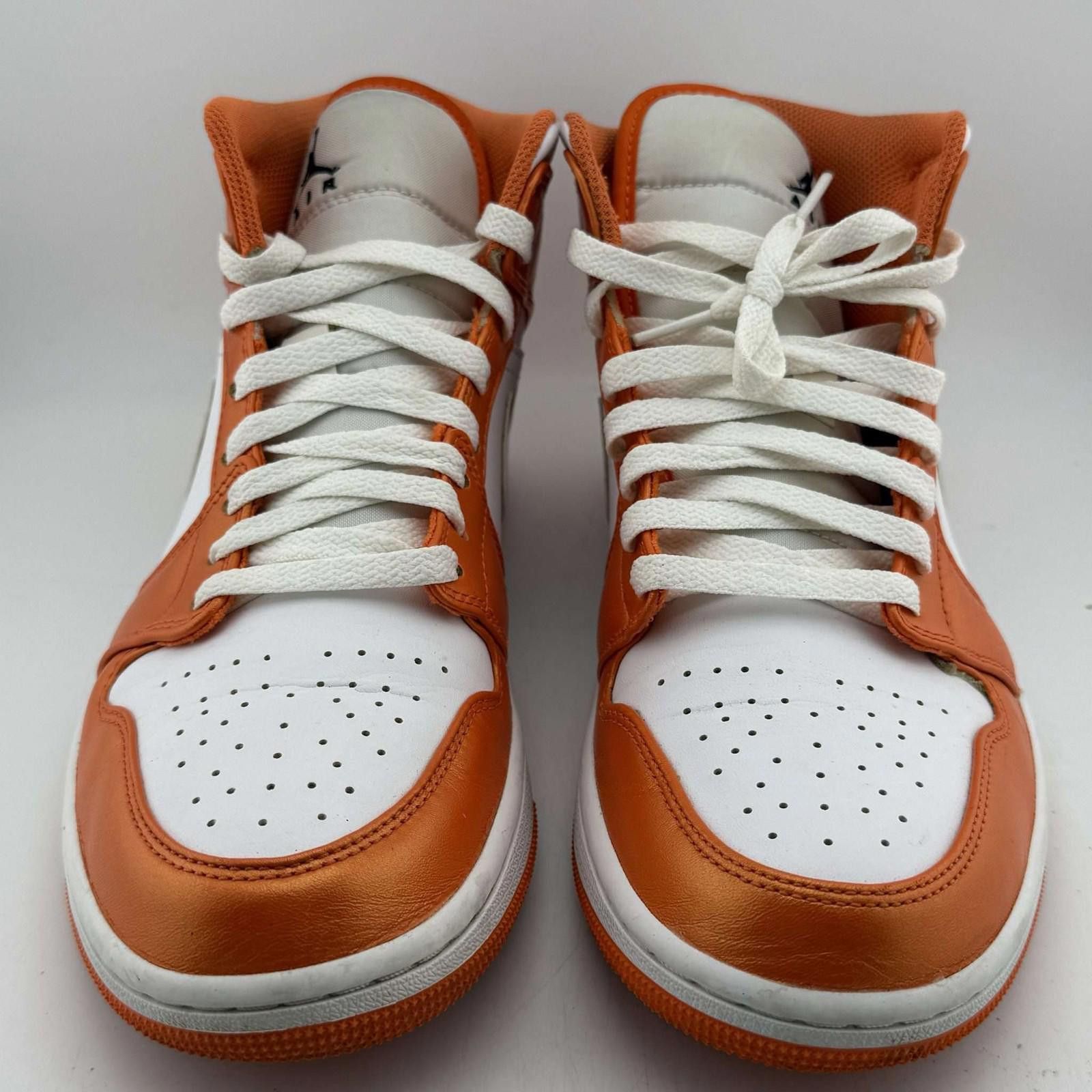 Jordan Brand Jordan 1 Mid Metallic Orange OG Box 9.5 Used Size US 9.5 / EU 42-43 - 3 Thumbnail