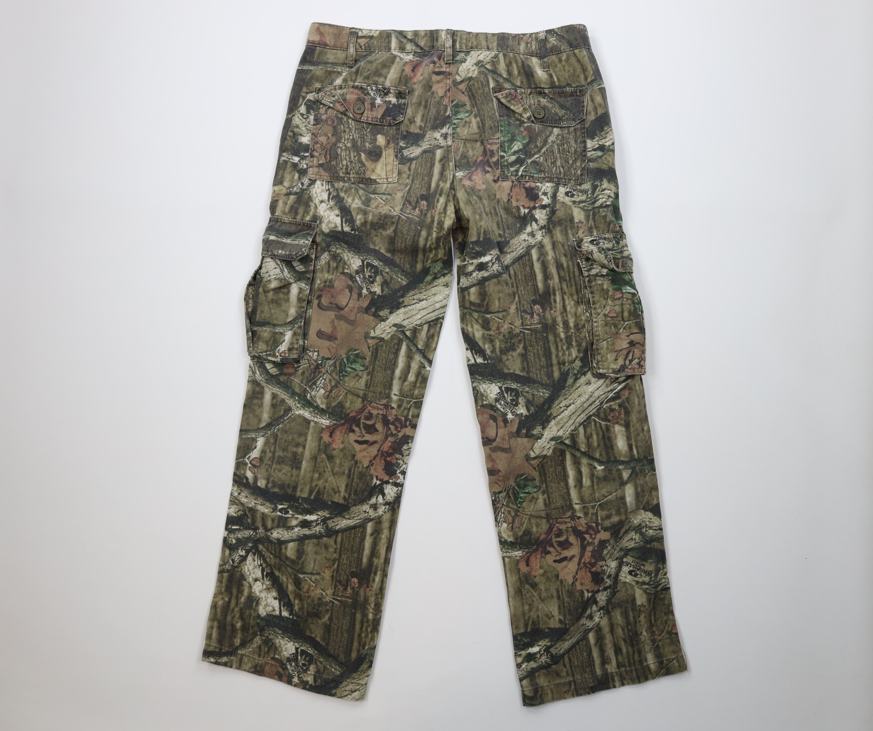 Vintage Vintage Y2K Streetwear Flared Wide Leg Cargo Pants Size 36" / US 14 / IT 50 - 9 Thumbnail