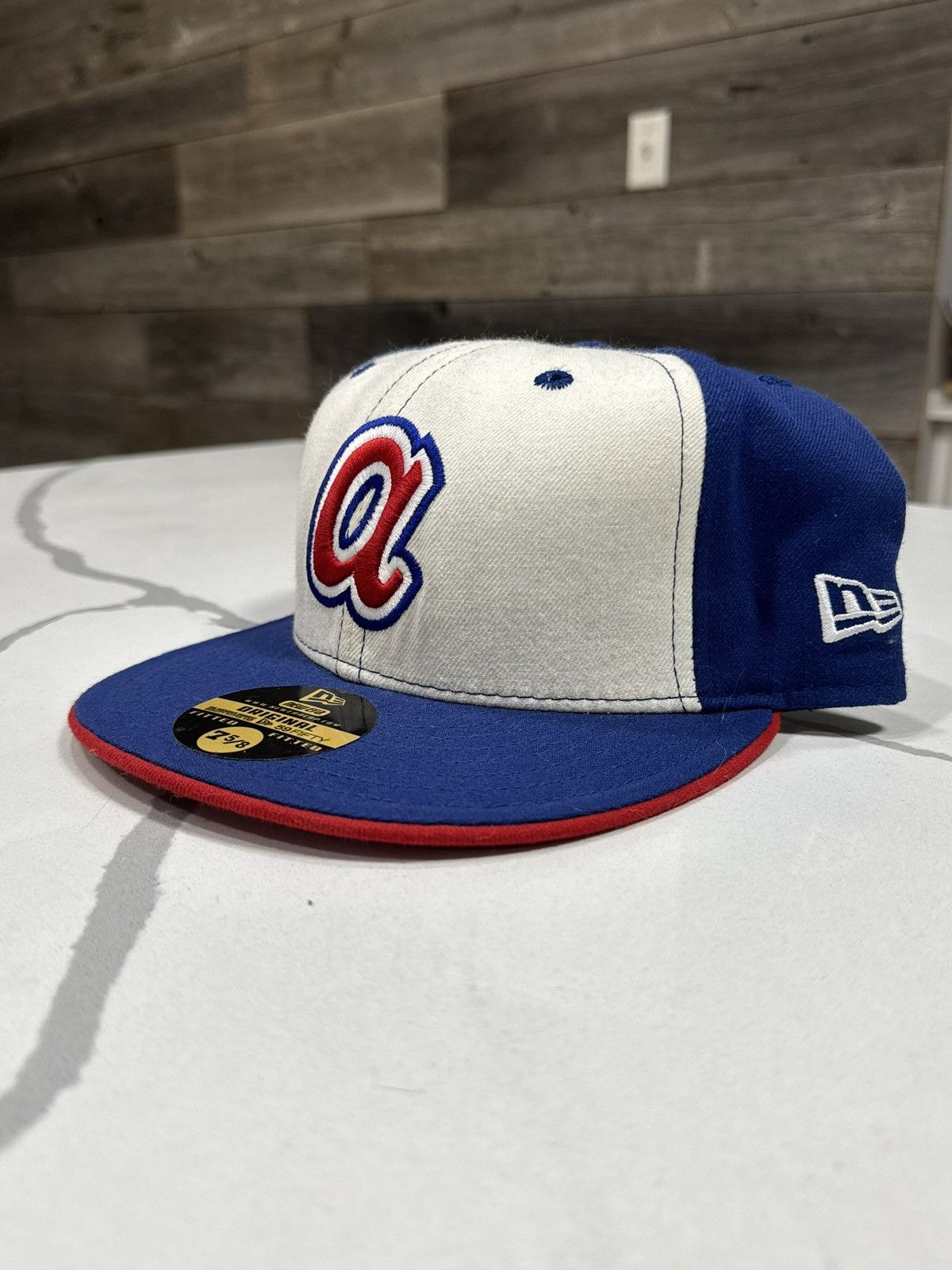 New Era Vintage Atlanta’s Braves New Era Fitted Baseball Cap Size ONE SIZE - 8 Thumbnail