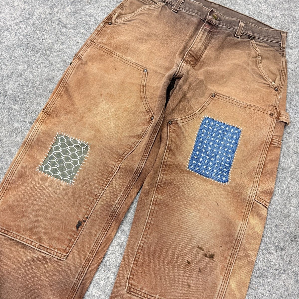 Carhartt 1 of 1 Carhartt Sashiko double knee denim Size US 32 / EU 48 - 3 Thumbnail