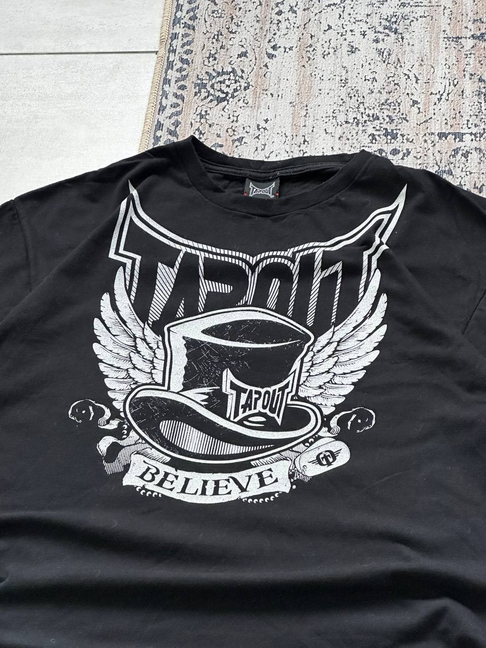 Tapout × Vintage Vintage Y2K Tapout T shirt Wrestling Tribal Spellout Logo Size US XL / EU 56 / 4 - 4 Thumbnail