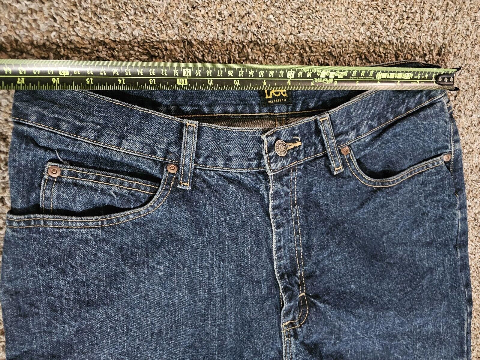 Lee lee relaxed fit 34x34 jeans Size US 34 / EU 50 - 4 Thumbnail
