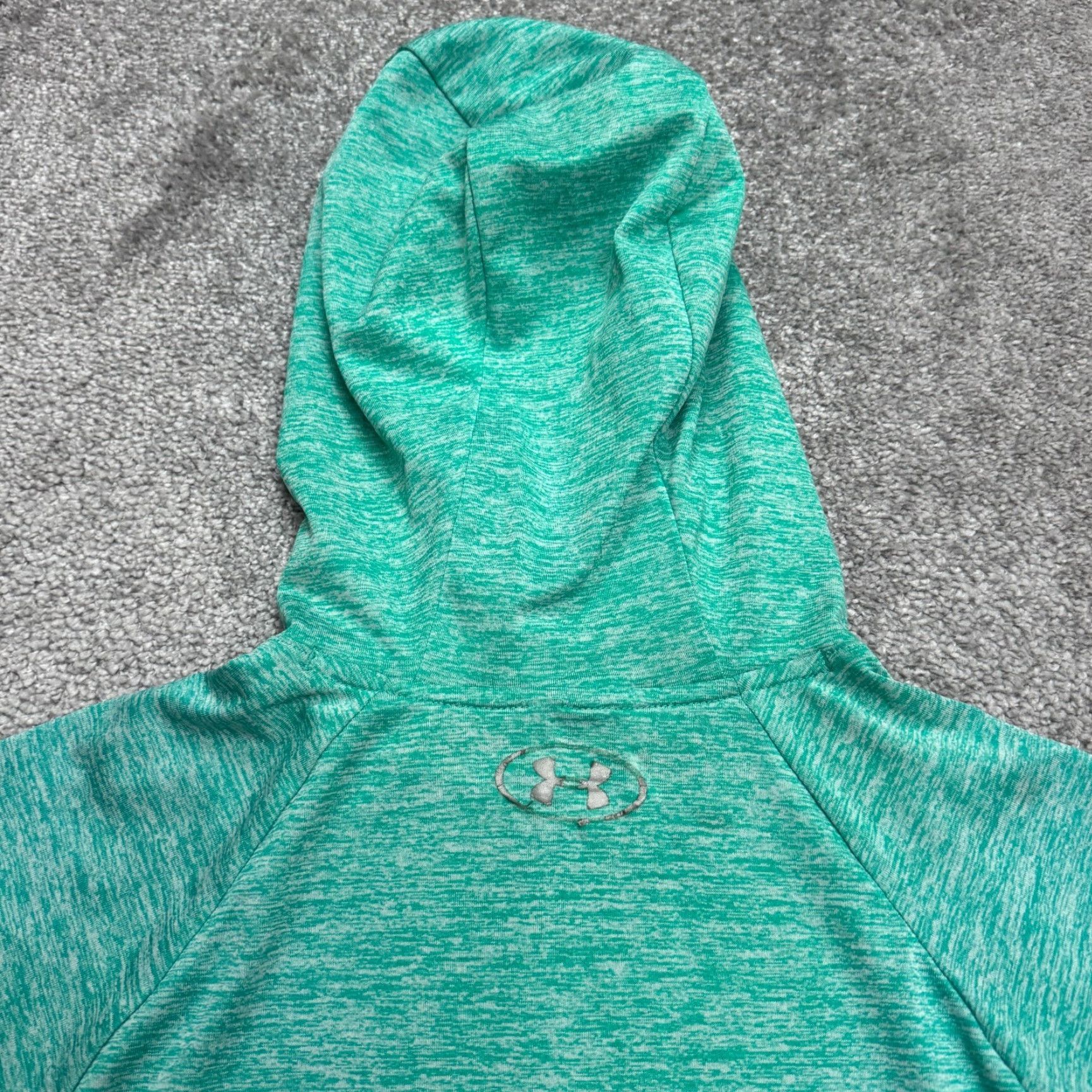 Under Armour Under Armour Hoodies Hoodie Womens M Green Logo Pullover Sweatshirt Breathable Lightweight Regular Fit Activewear 90s Outdoor Sports QA Size M / US 6-8 / IT 42-44 - 3 Thumbnail