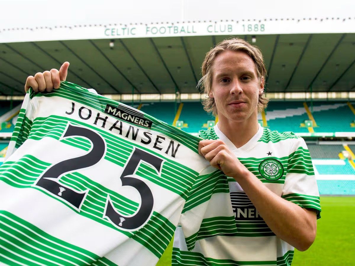 Nike Johansen #25 Celtic 2013-2014 Home Soccer Longsleeve Jersey Size US L / EU 52-54 / 3 - 2 Thumbnail