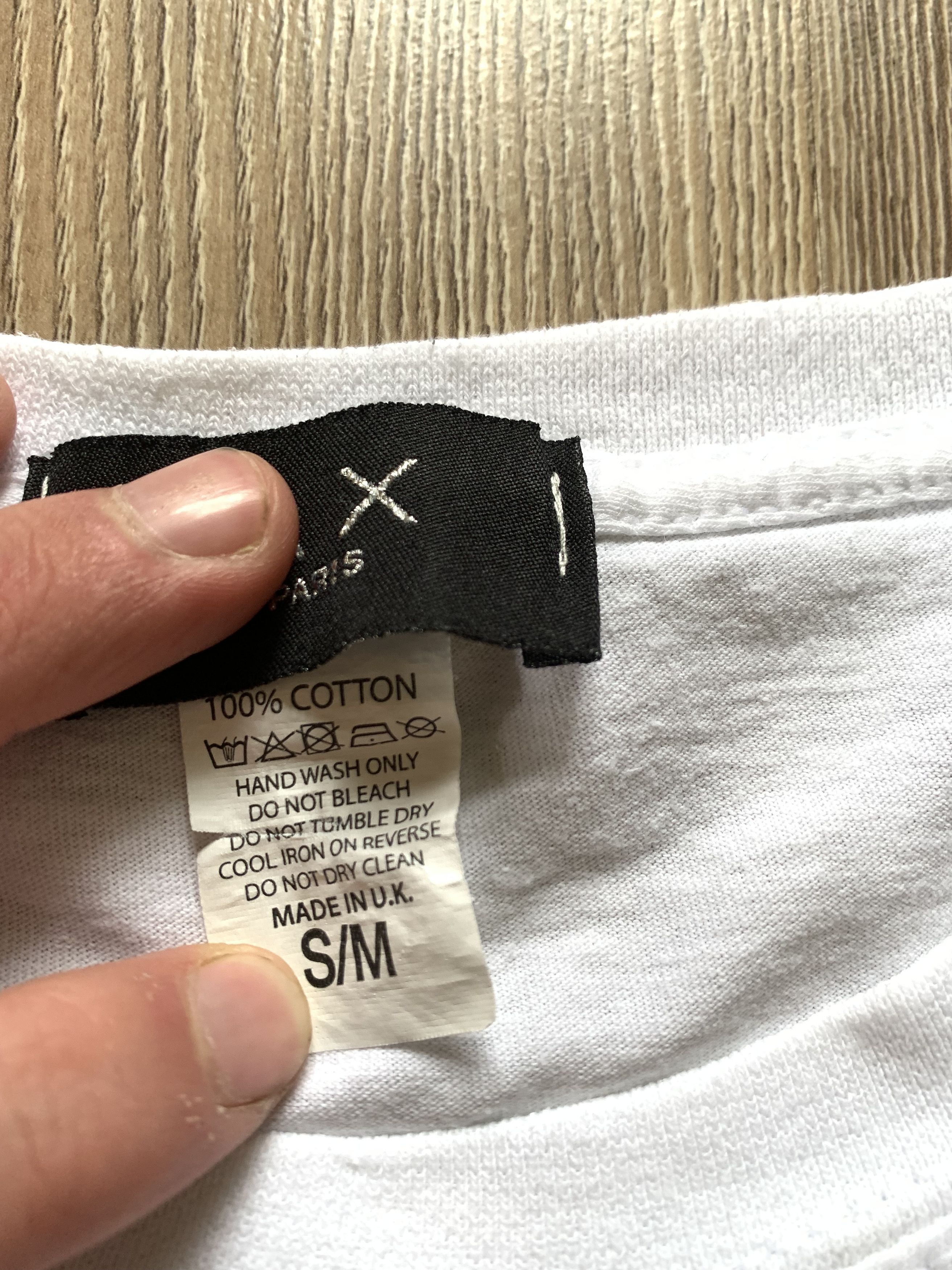 Vintage AX Paris Vintage White Cotton Printed T Shirt Size US S / EU 44-46 / 1 - 7 Thumbnail