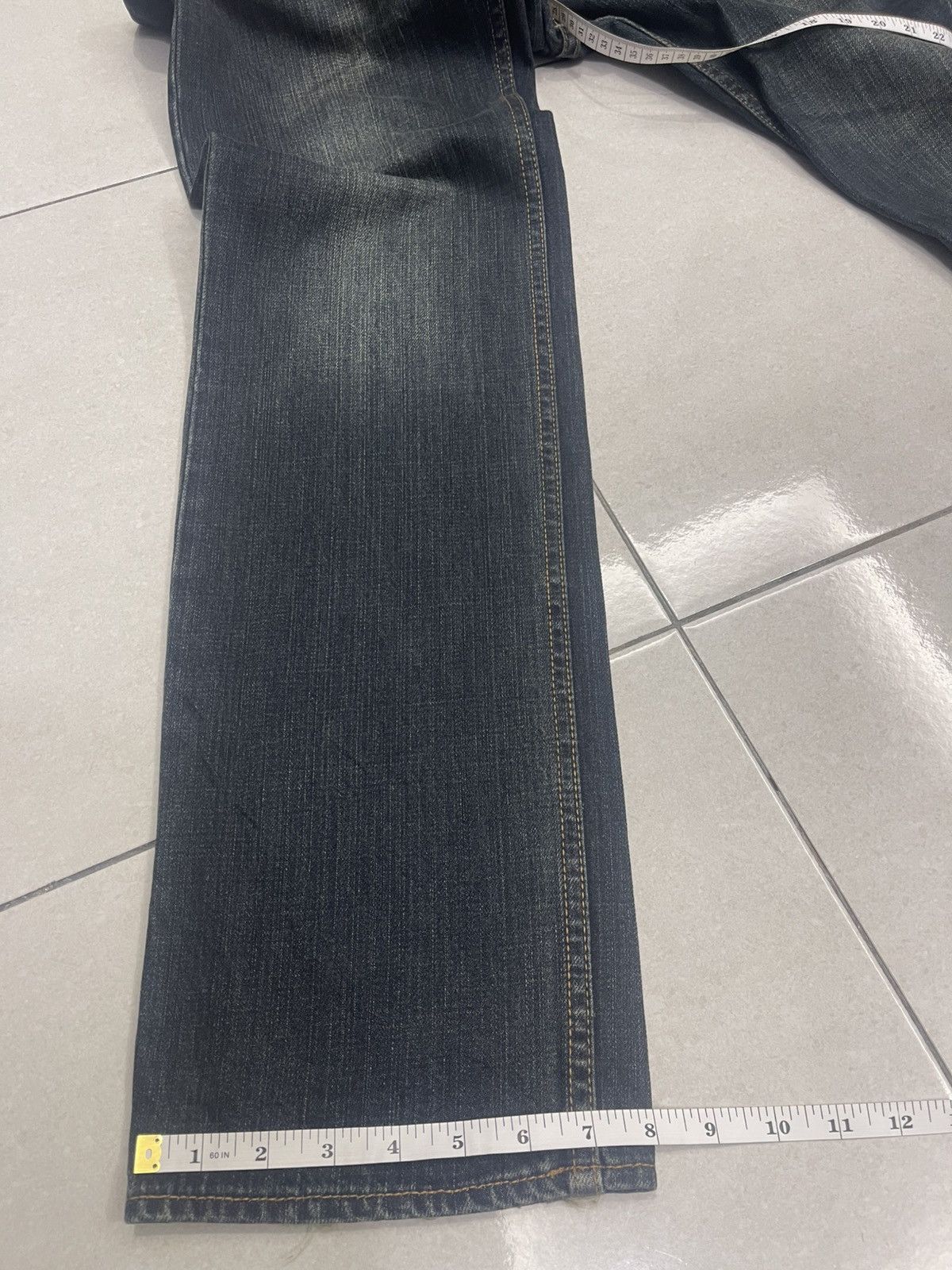 Japanese Brand RARE Dominate Handcrafted Denim - Double Waist Roman Numeral Size US 34 / EU 50 - 11 Thumbnail