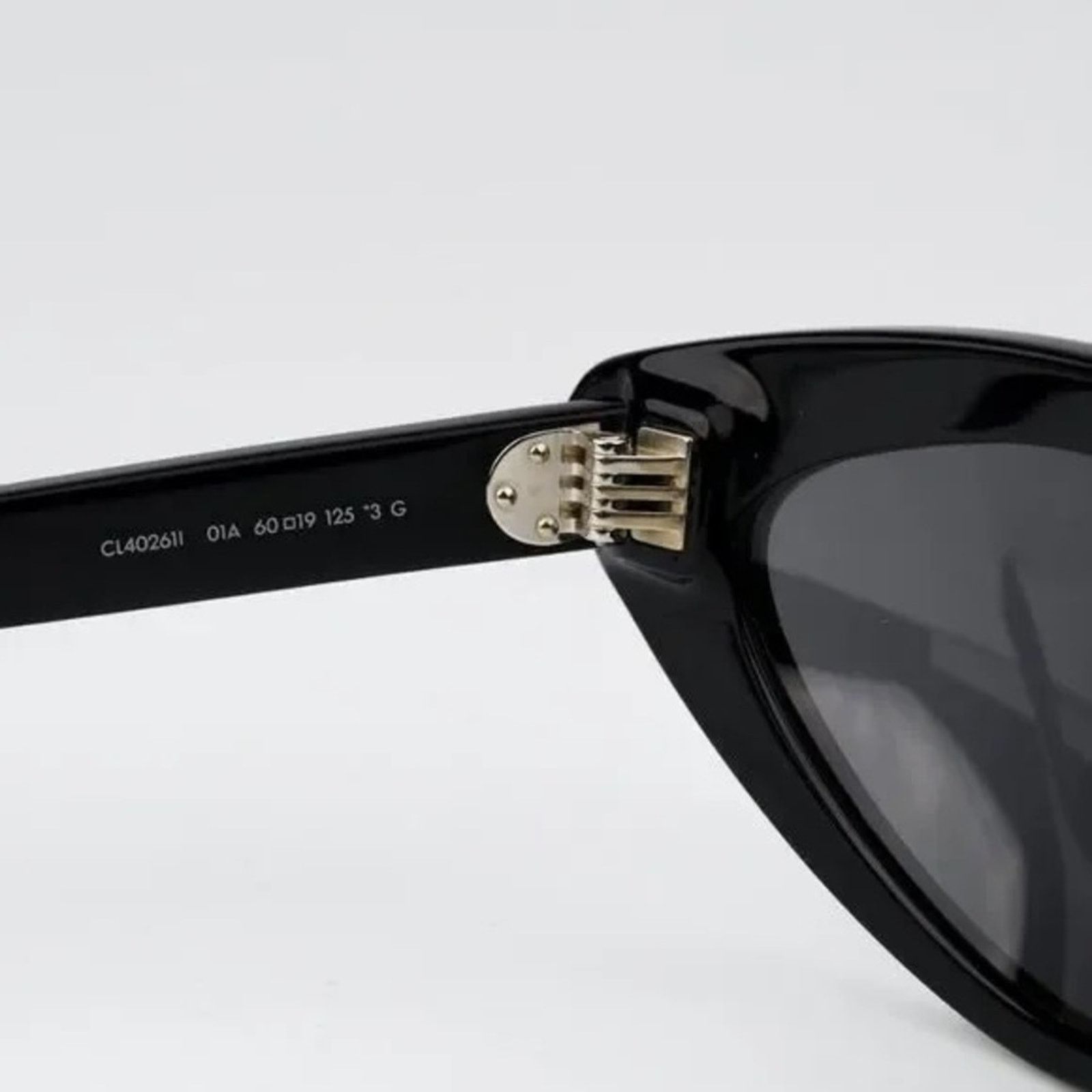 Celine New! Celine CL40261I 01A Glossy Black Sunglasses, Authentic Size ONE SIZE - 8 Thumbnail
