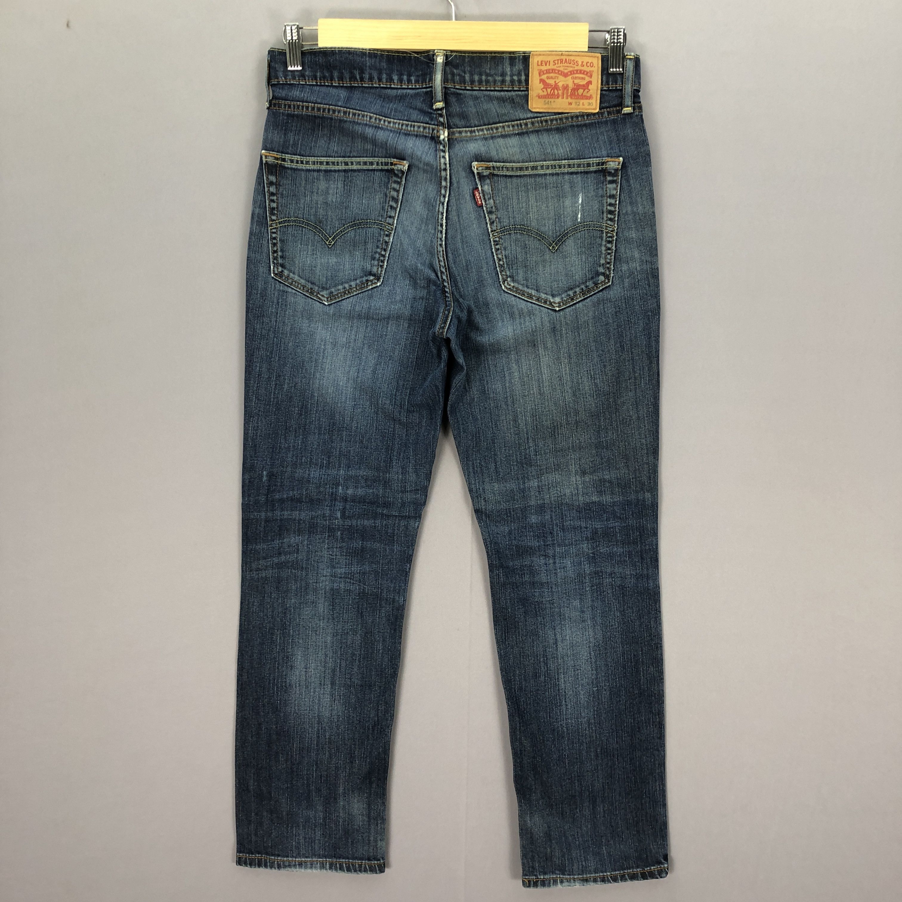 Levi's Vintage Ripped Levis 541 Jeans Distressed Levi's Blue Denim Size US 32 / EU 48 - 2 Thumbnail