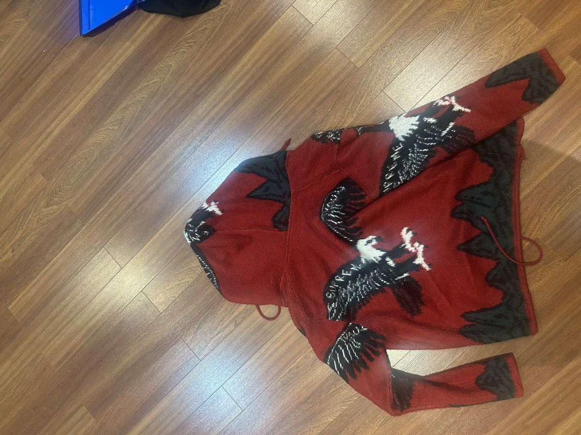 Supreme Supreme FW16 Eagle Knit Hoodie Size US M / EU 48-50 / 2 - 4 Thumbnail
