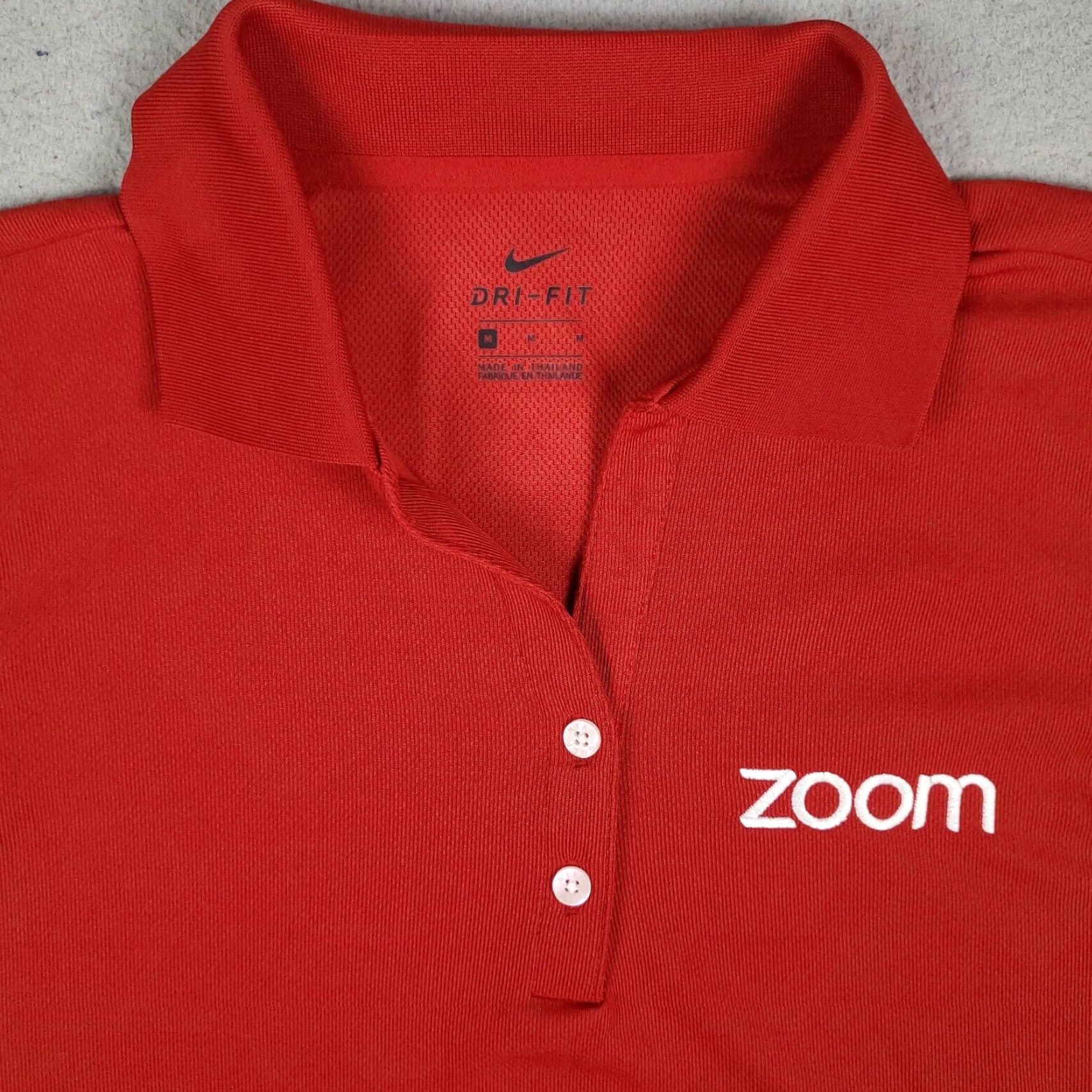 Nike Nike Golf Polo shirt Women Size Medium Red Dri-FIT Casual Button Sleeve Short Collared Polo Shirt Nike Brand Size M / US 6-8 / IT 42-44 - 2 Thumbnail