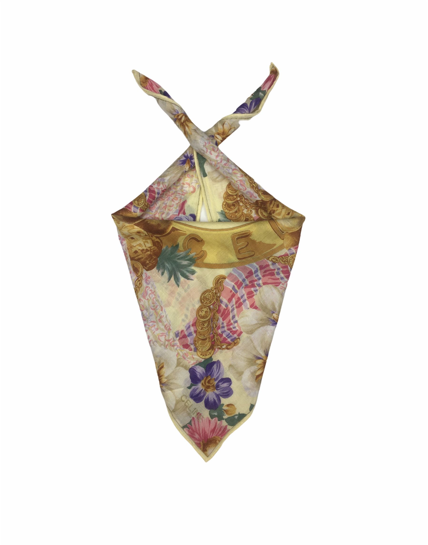 Celine Celine Handkerchief / Bandana / Neckerchief HKC0183 Size ONE SIZE - 3 Thumbnail